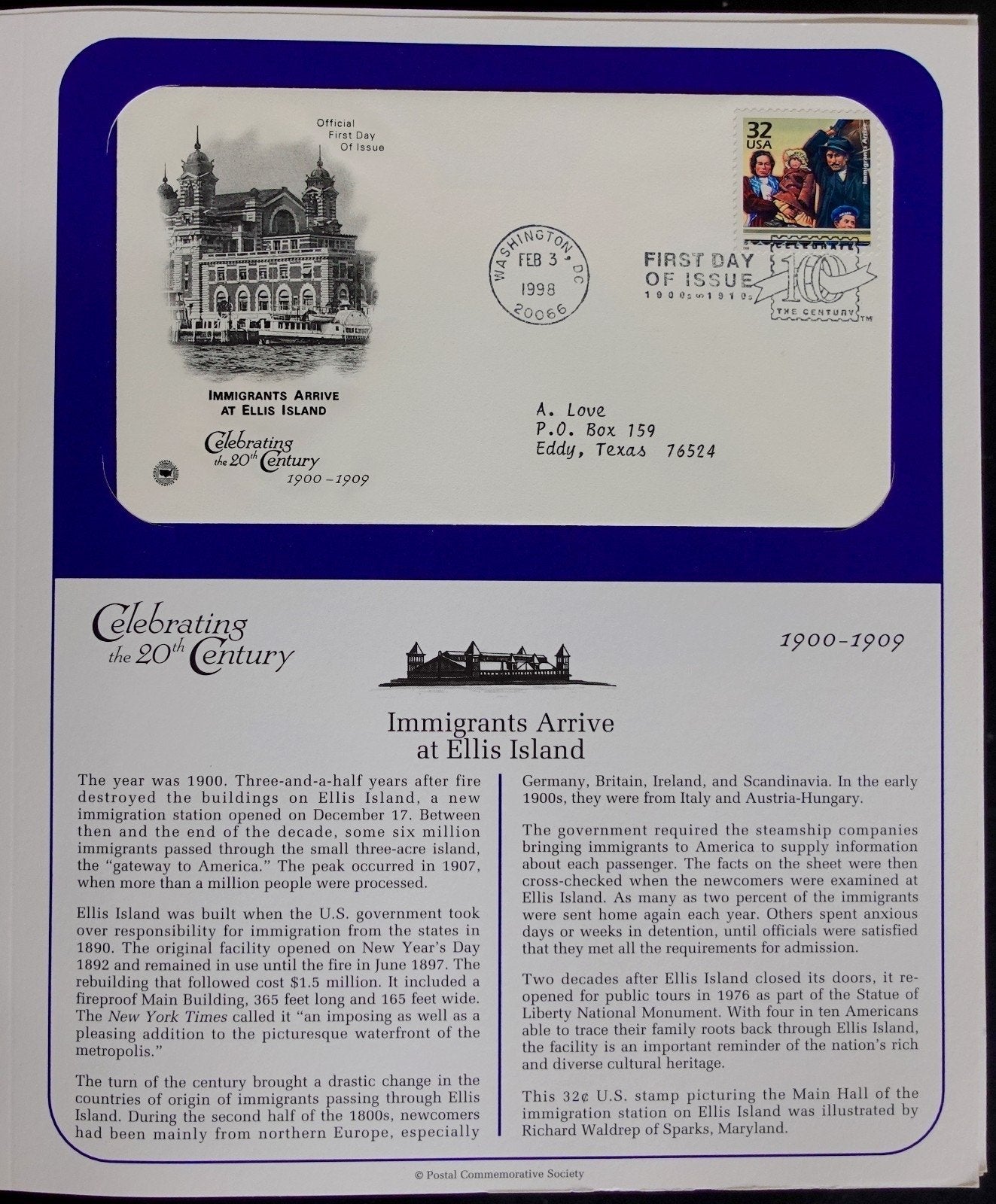 U.S. Celebrate The 20th Century First Day Cover Collection FDC 1998-2000  ZAYIX