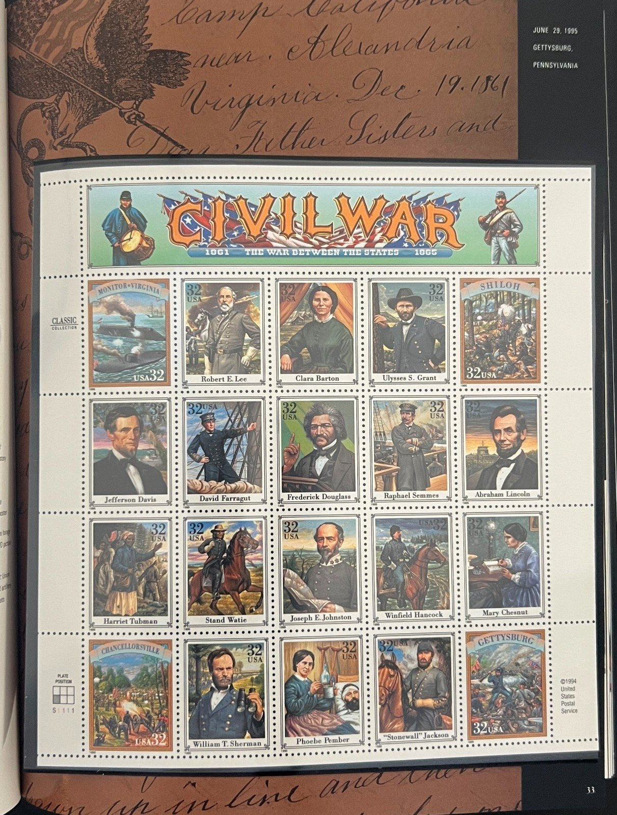United States 1995 Commemorative Stamp Yearbook Hard Cover Mint Sets ZAYIX