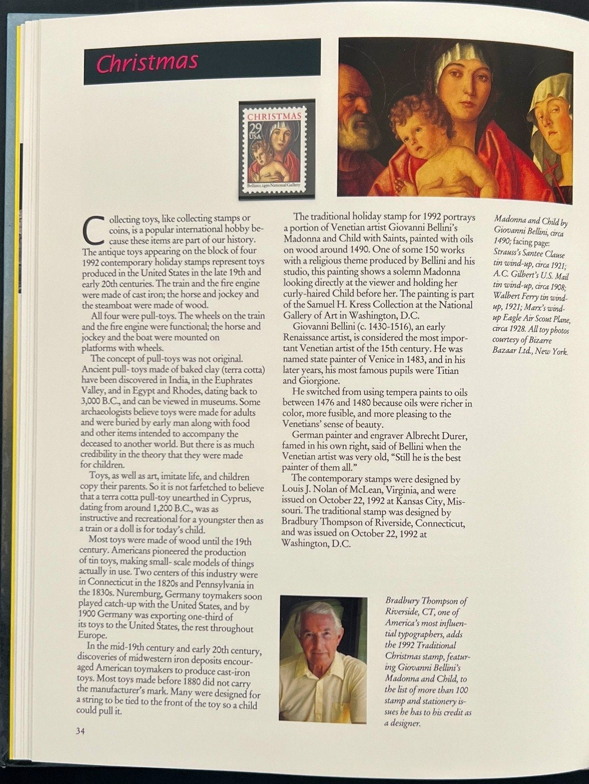 United States 1992 Commemorative Stamp Yearbook Hard Cover Mint Sets ZAYIX