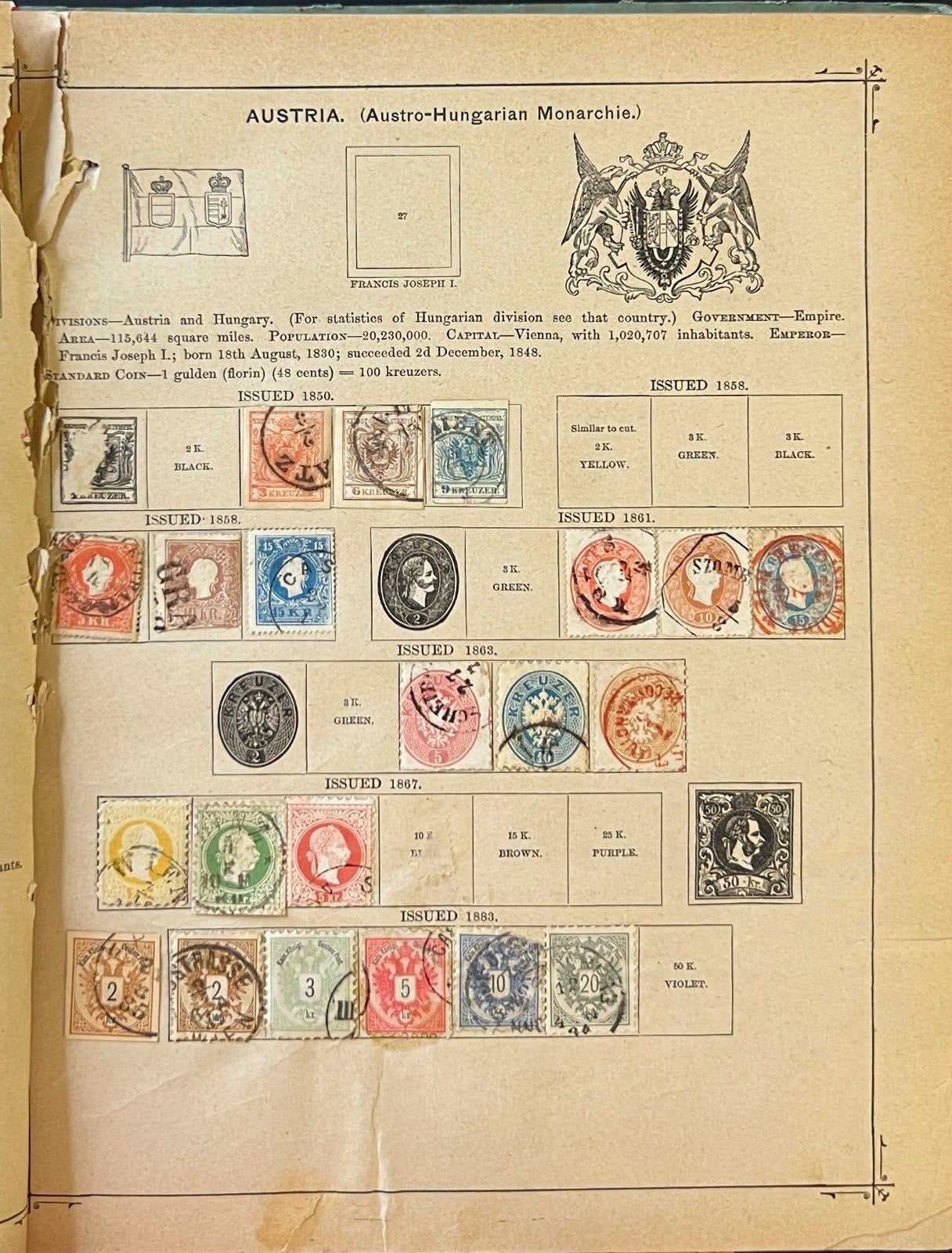 World Wide Stamp & Postal Stationery Collection Album Used ZAYIX