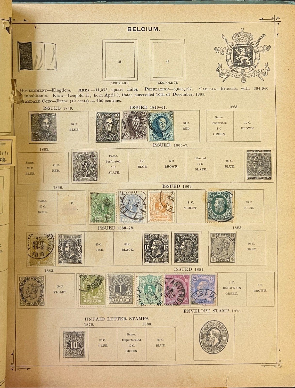 World Wide Stamp & Postal Stationery Collection Album Used ZAYIX