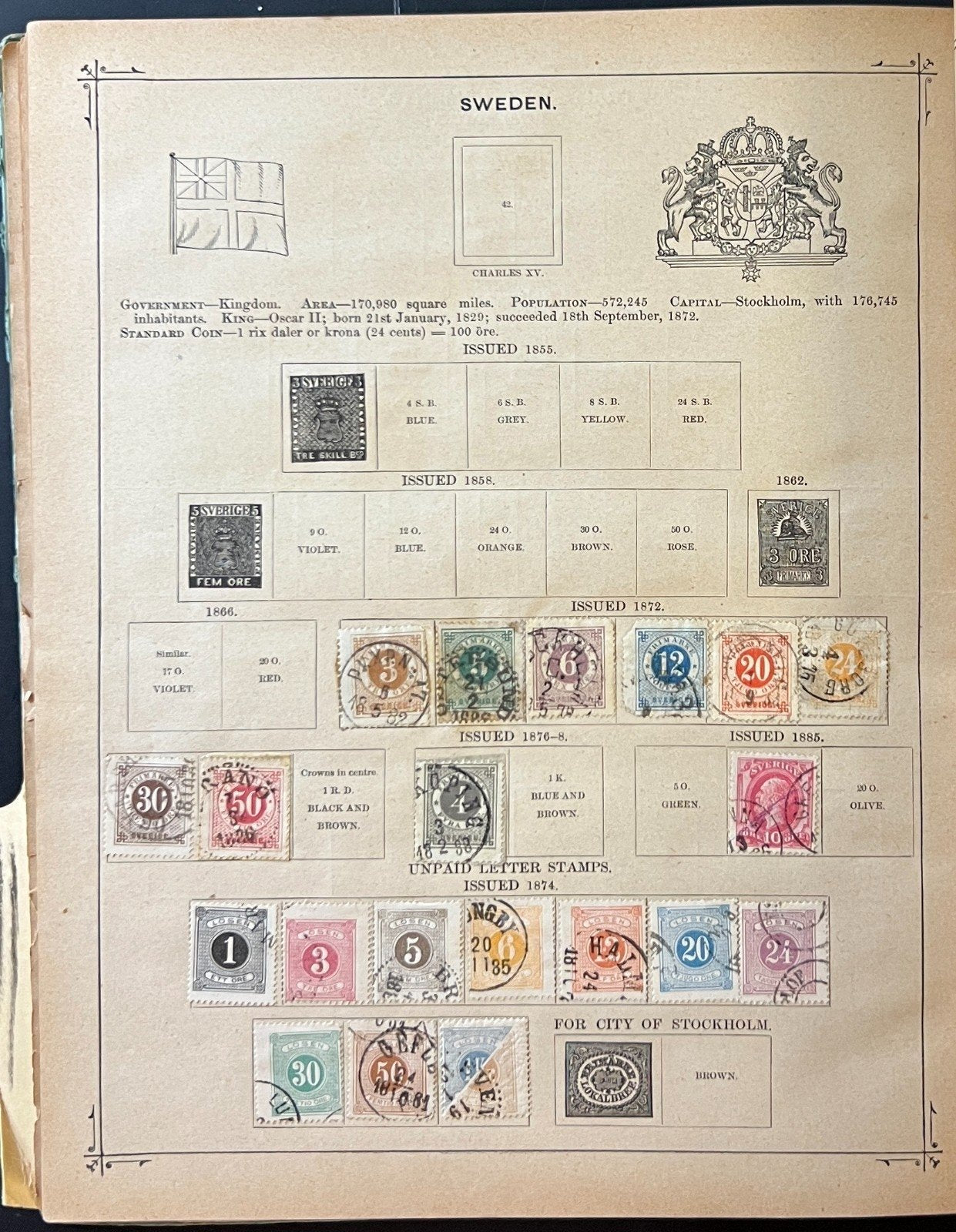 World Wide Stamp & Postal Stationery Collection Album Used ZAYIX