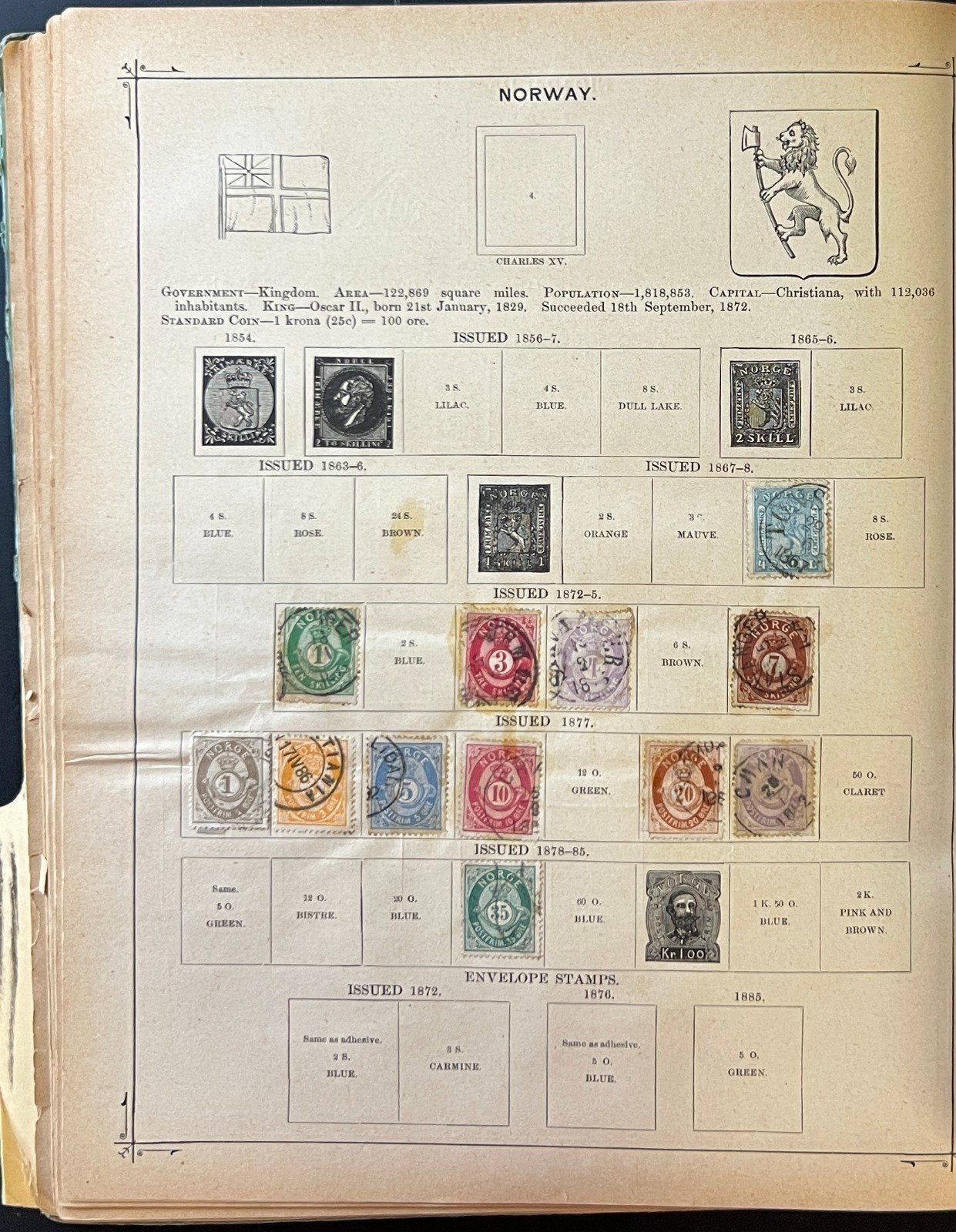 World Wide Stamp & Postal Stationery Collection Album Used ZAYIX