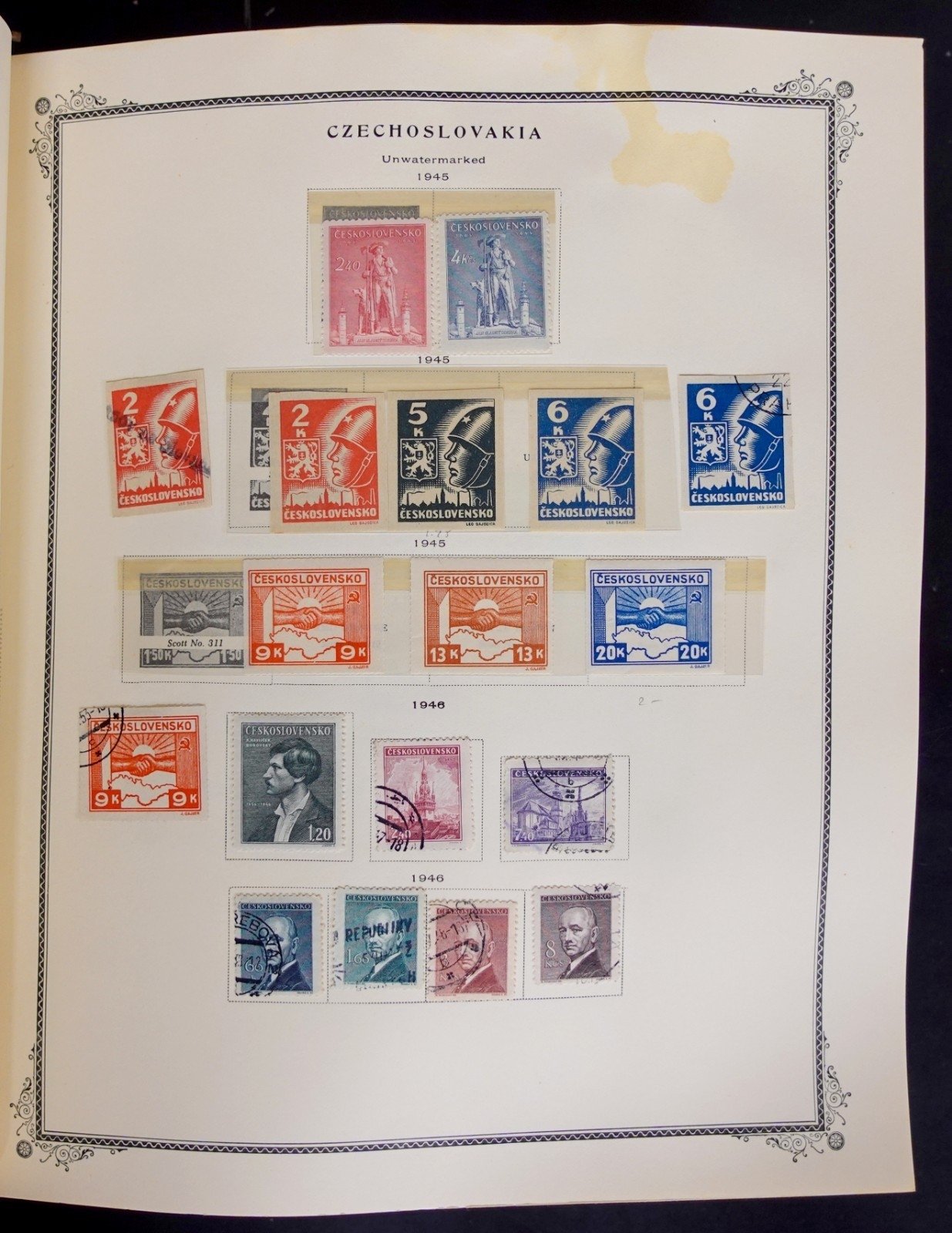 Czechoslovakia Stamp Collection Scott Album Mint & Used 1920-1985  ZAYIX