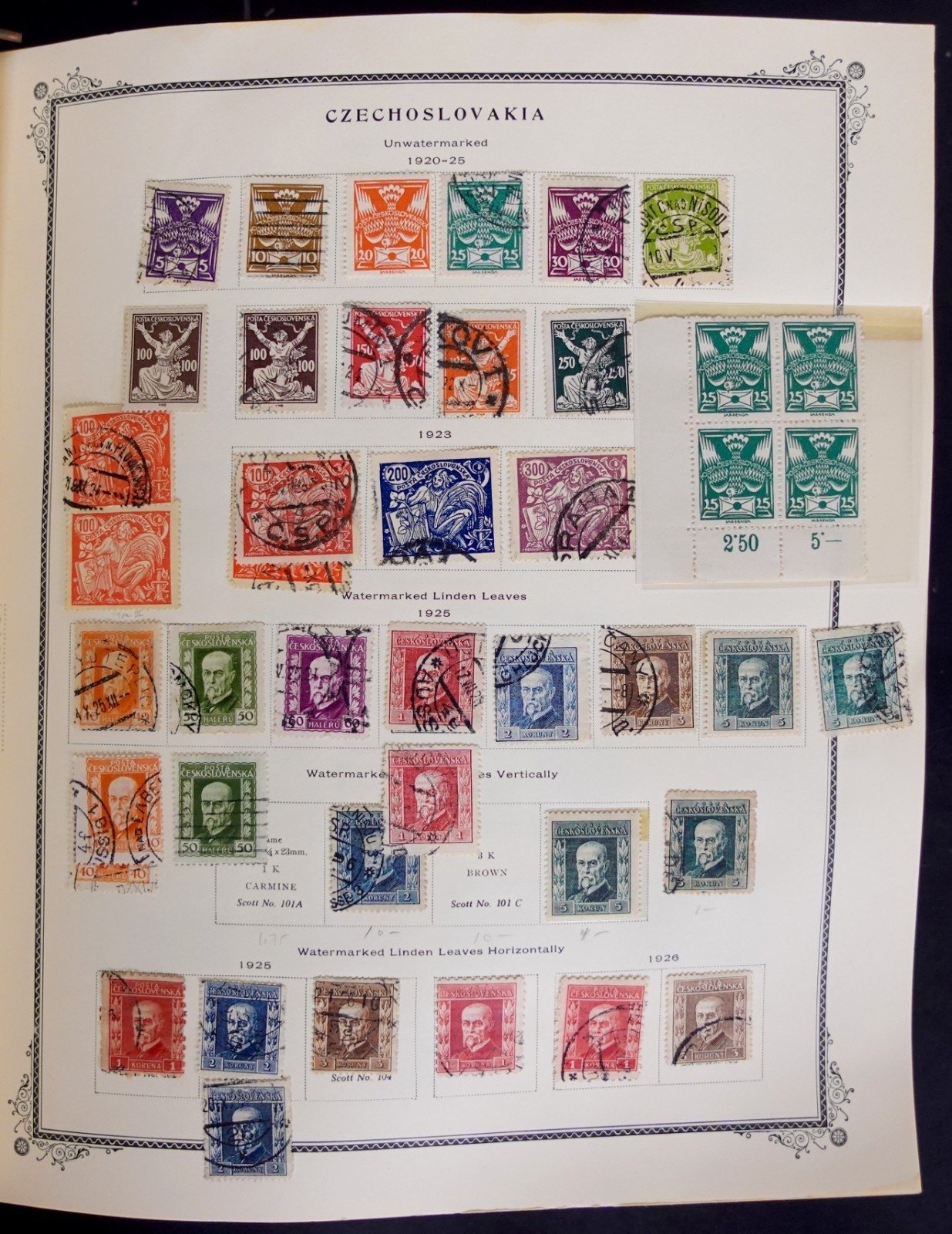 Czechoslovakia Stamp Collection Scott Album Mint & Used 1920-1985  ZAYIX