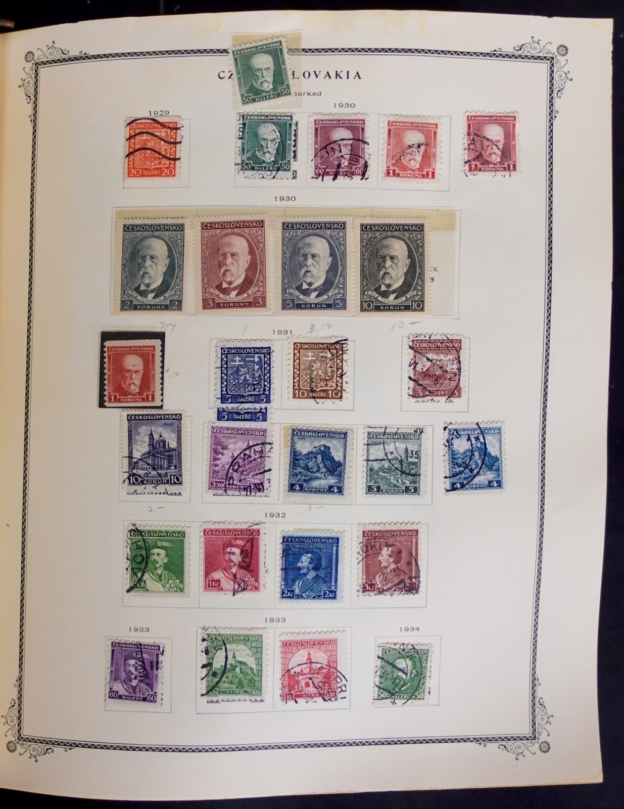 Czechoslovakia Stamp Collection Scott Album Mint & Used 1920-1985  ZAYIX