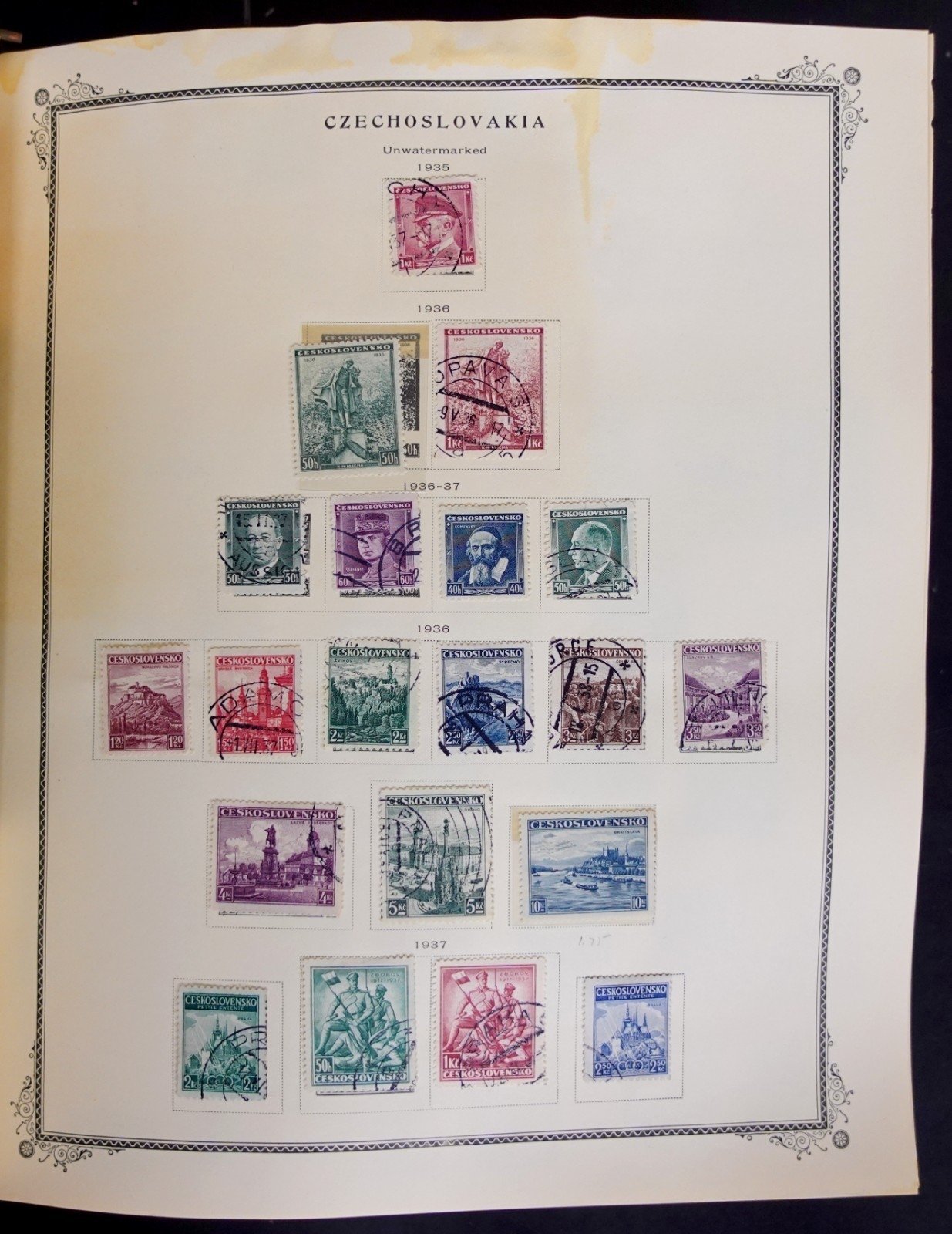 Czechoslovakia Stamp Collection Scott Album Mint & Used 1920-1985  ZAYIX