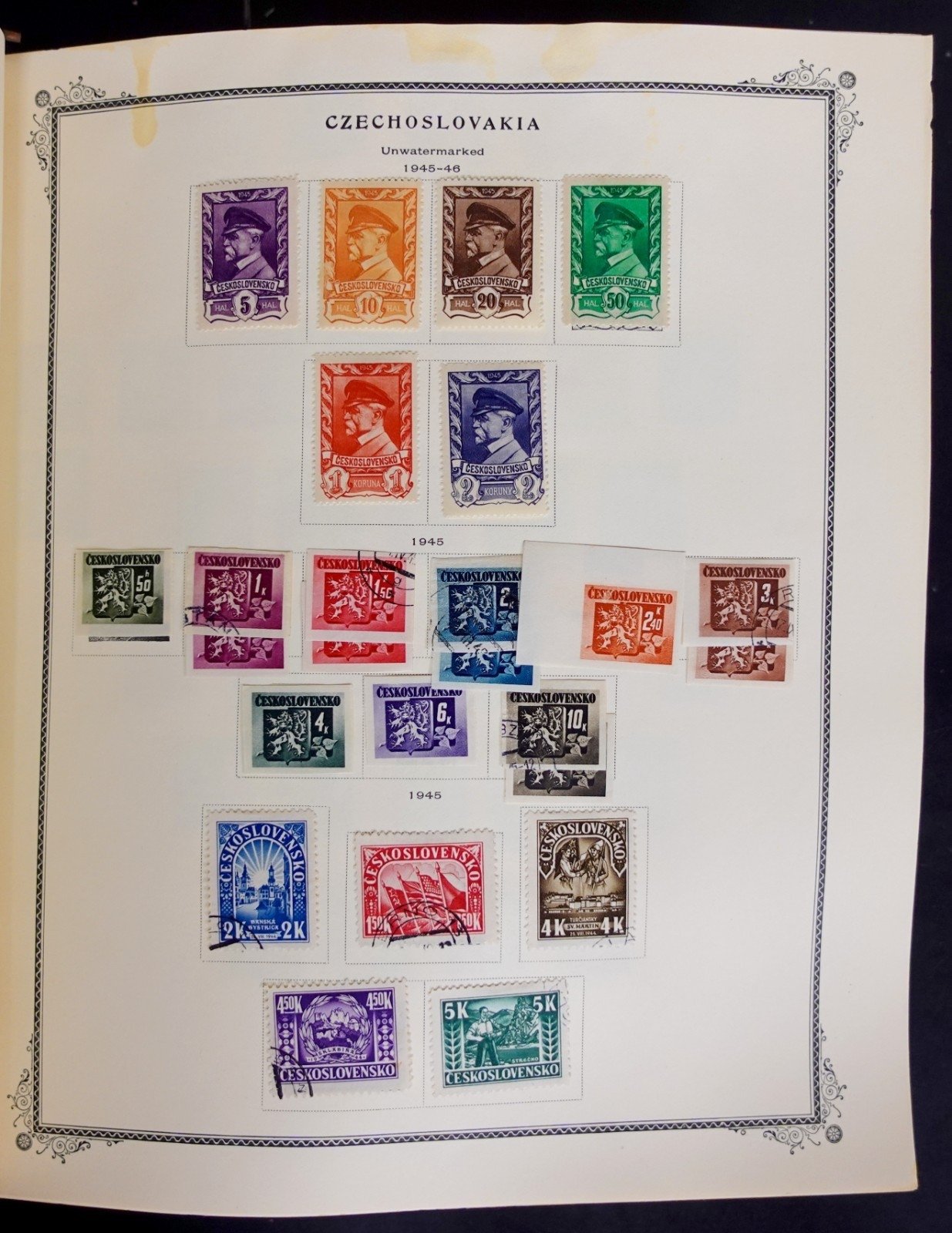 Czechoslovakia Stamp Collection Scott Album Mint & Used 1920-1985  ZAYIX