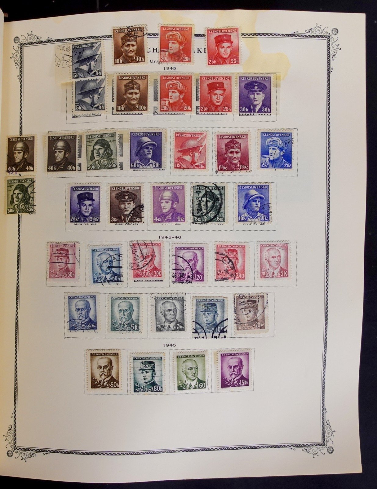 Czechoslovakia Stamp Collection Scott Album Mint & Used 1920-1985  ZAYIX