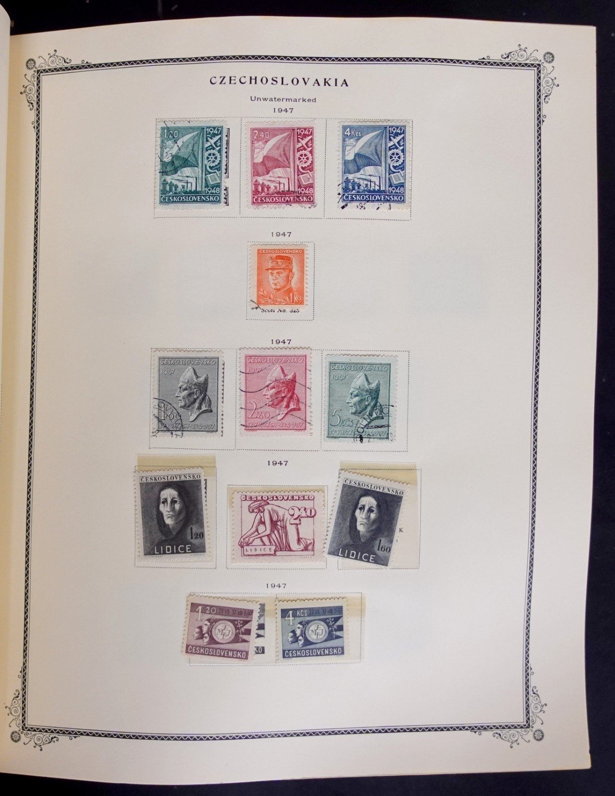 Czechoslovakia Stamp Collection Scott Album Mint & Used 1920-1985  ZAYIX