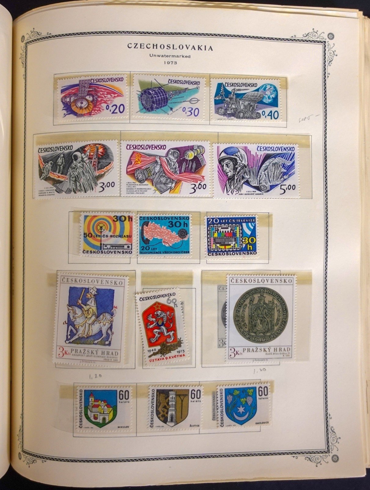 Czechoslovakia Stamp Collection Scott Album Mint & Used 1920-1985  ZAYIX