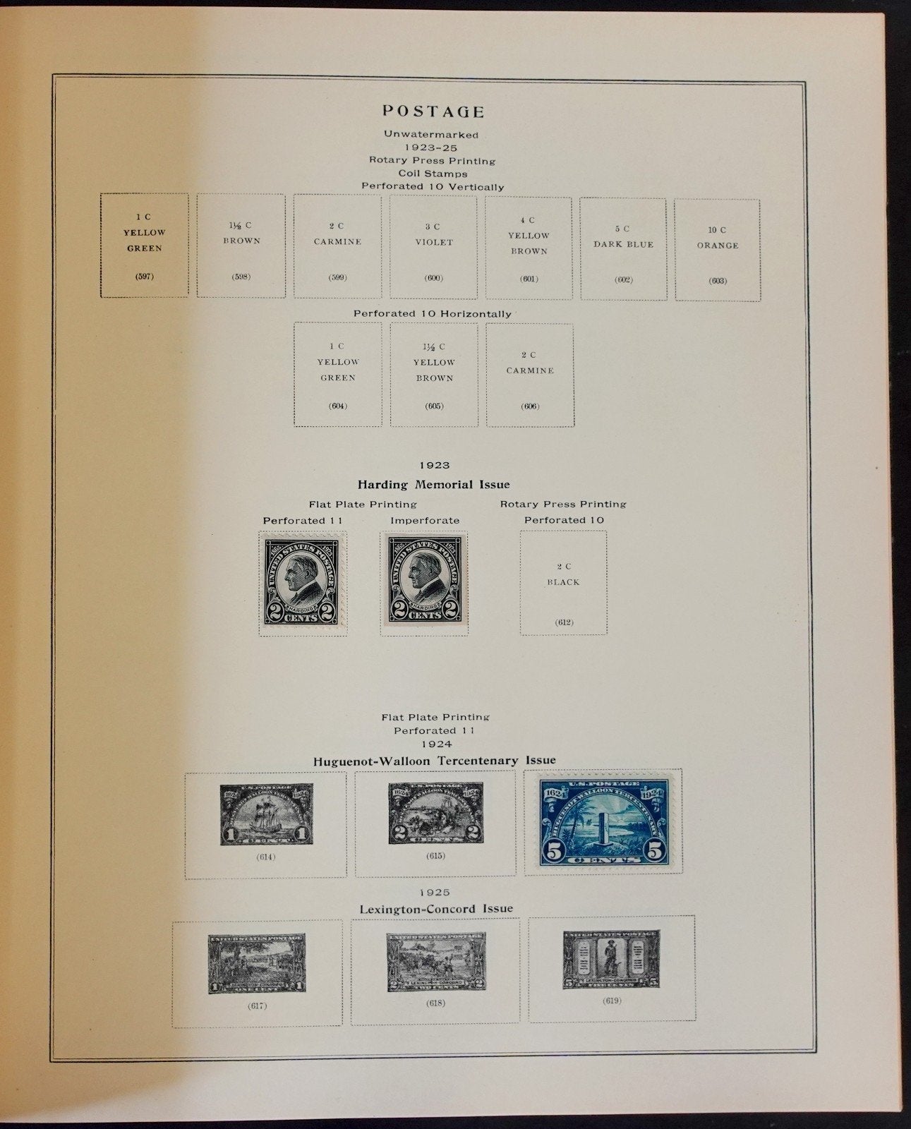 United States Stamp Collection Scott Album Mint Hinged 1919-1948  ZAYIX