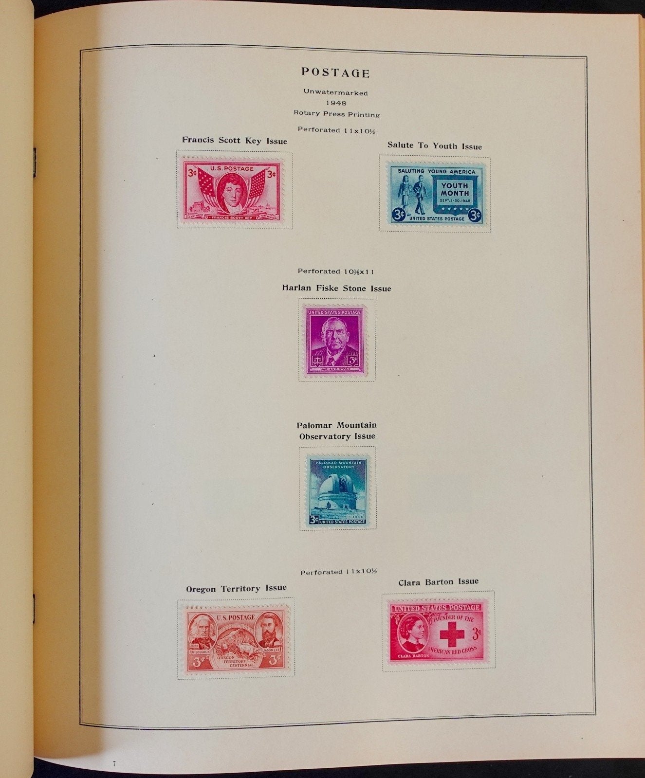 United States Stamp Collection Scott Album Mint Hinged 1919-1948  ZAYIX