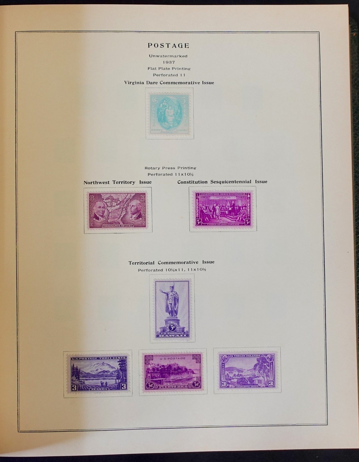 United States Stamp Collection Scott Album Mint Hinged 1919-1948  ZAYIX