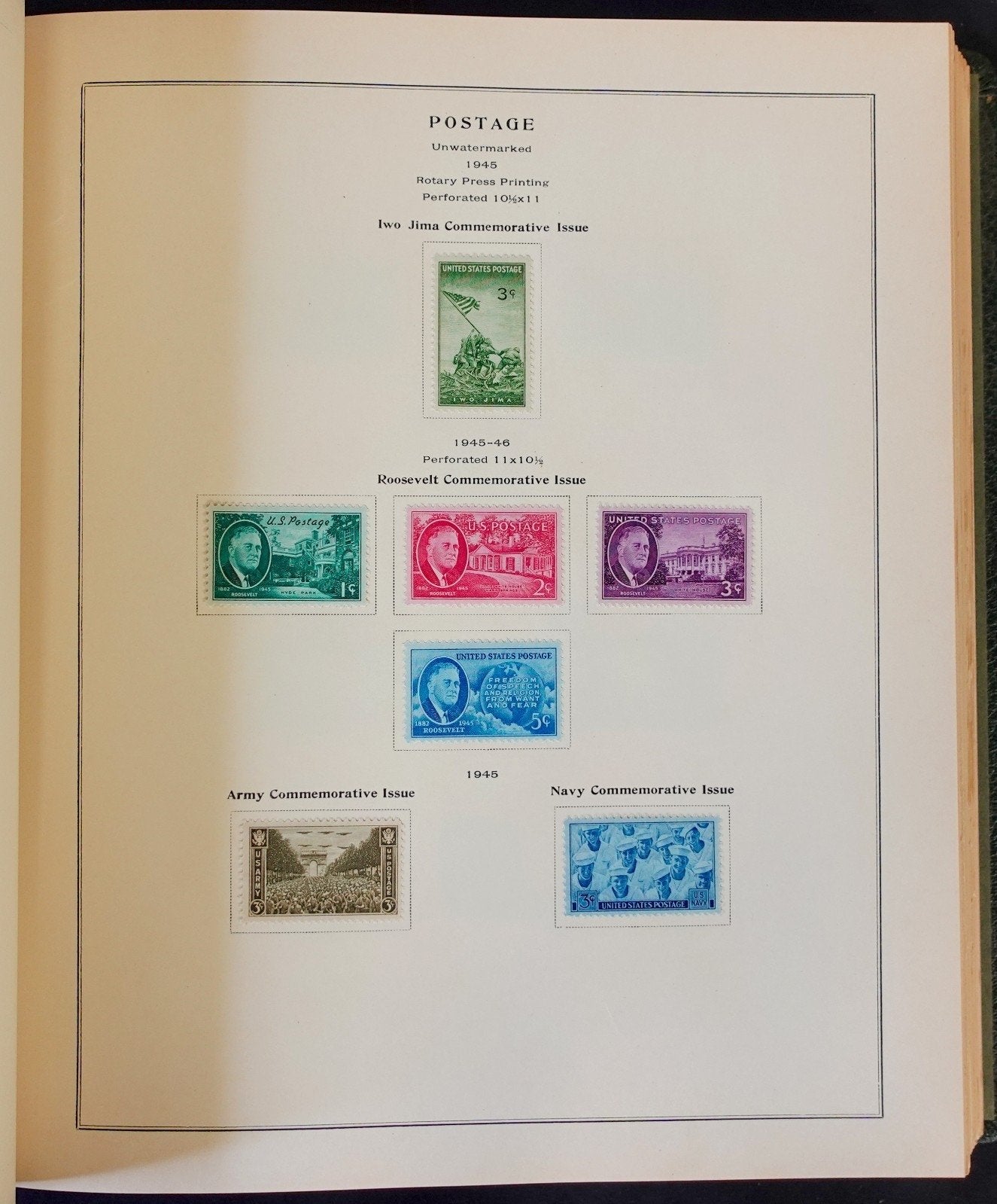 United States Stamp Collection Scott Album Mint Hinged 1919-1948  ZAYIX