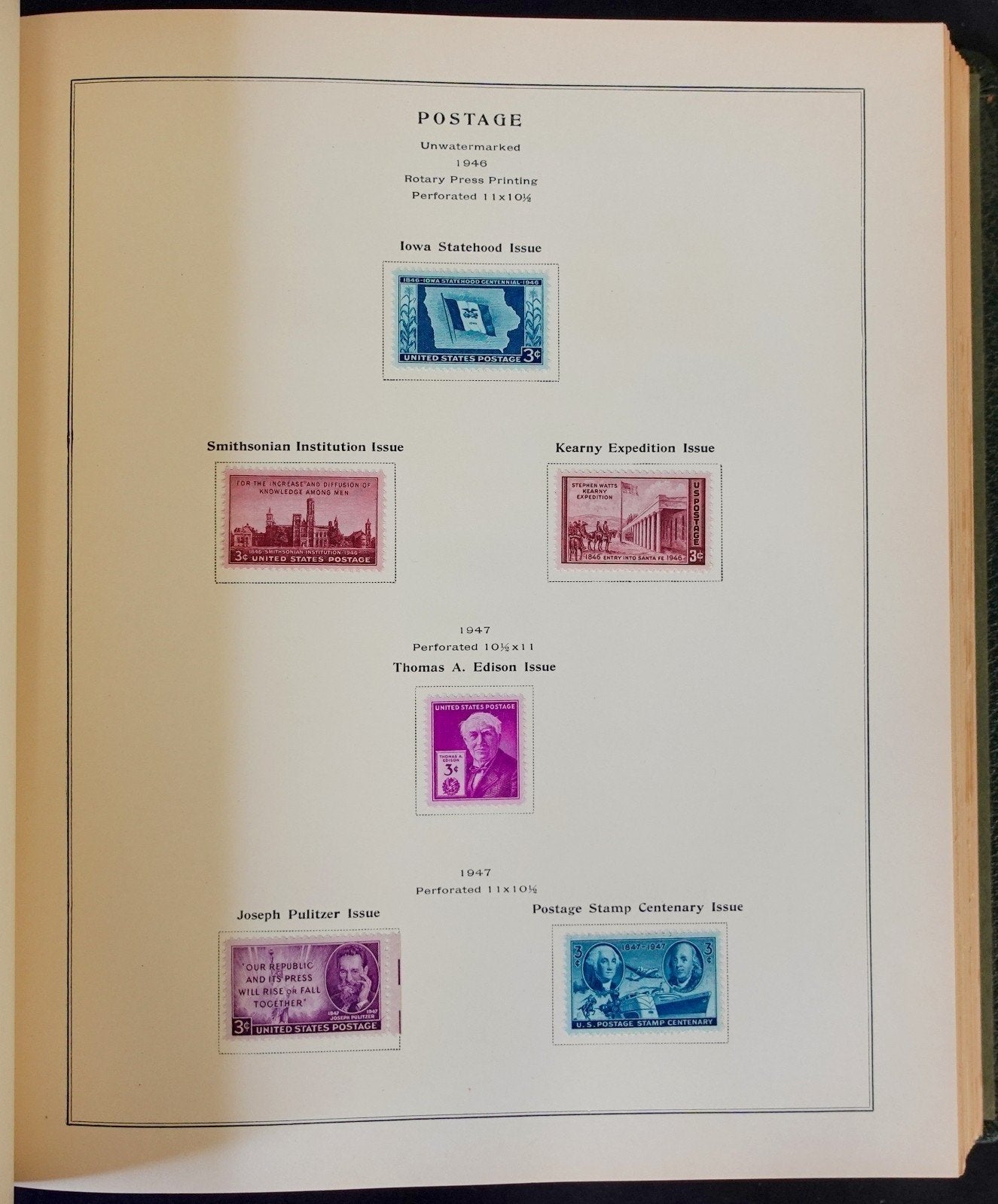 United States Stamp Collection Scott Album Mint Hinged 1919-1948  ZAYIX