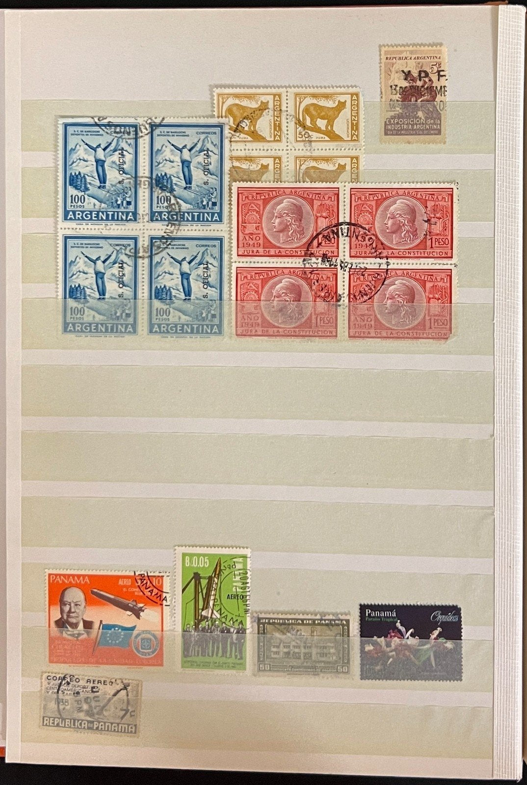 World Wide Stamp Collection Stockbook Used Stamps ZAYIX