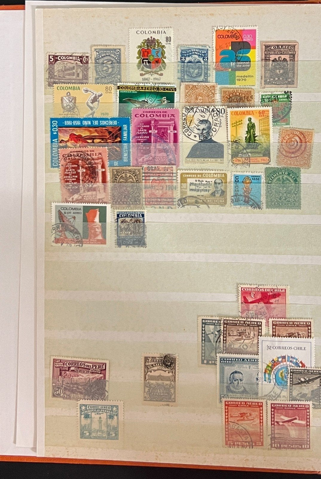 World Wide Stamp Collection Stockbook Used Stamps ZAYIX