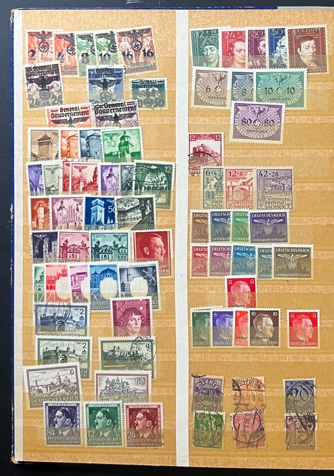 Germany & Occupation Stamp Collection Stockbook Mint & Used Stamps ZAYIX