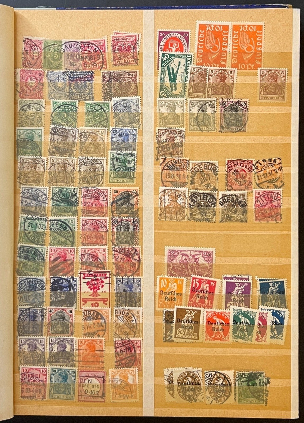 Germany & Occupation Stamp Collection Stockbook Mint & Used Stamps ZAYIX