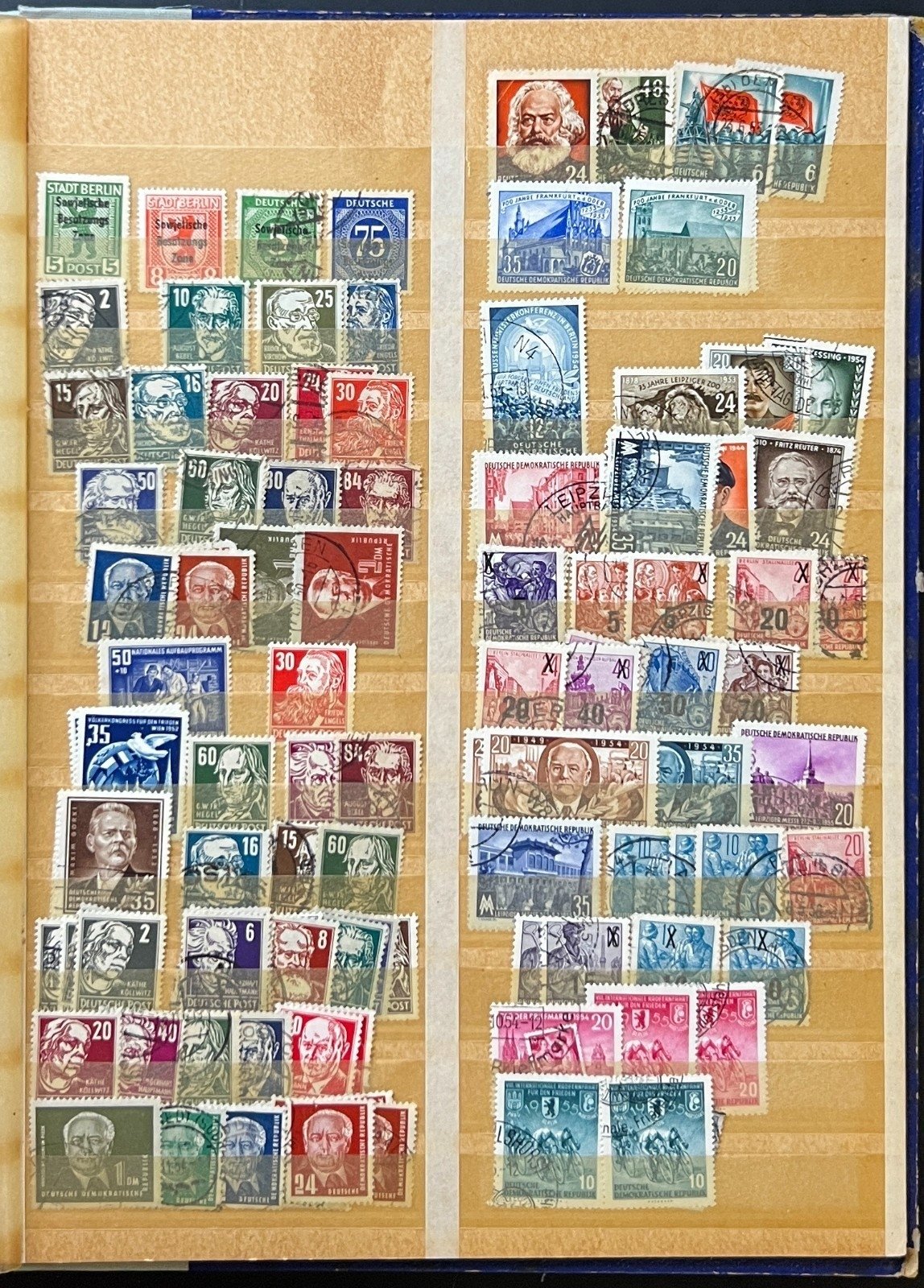 Germany & Occupation Stamp Collection Stockbook Mint & Used Stamps ZAYIX