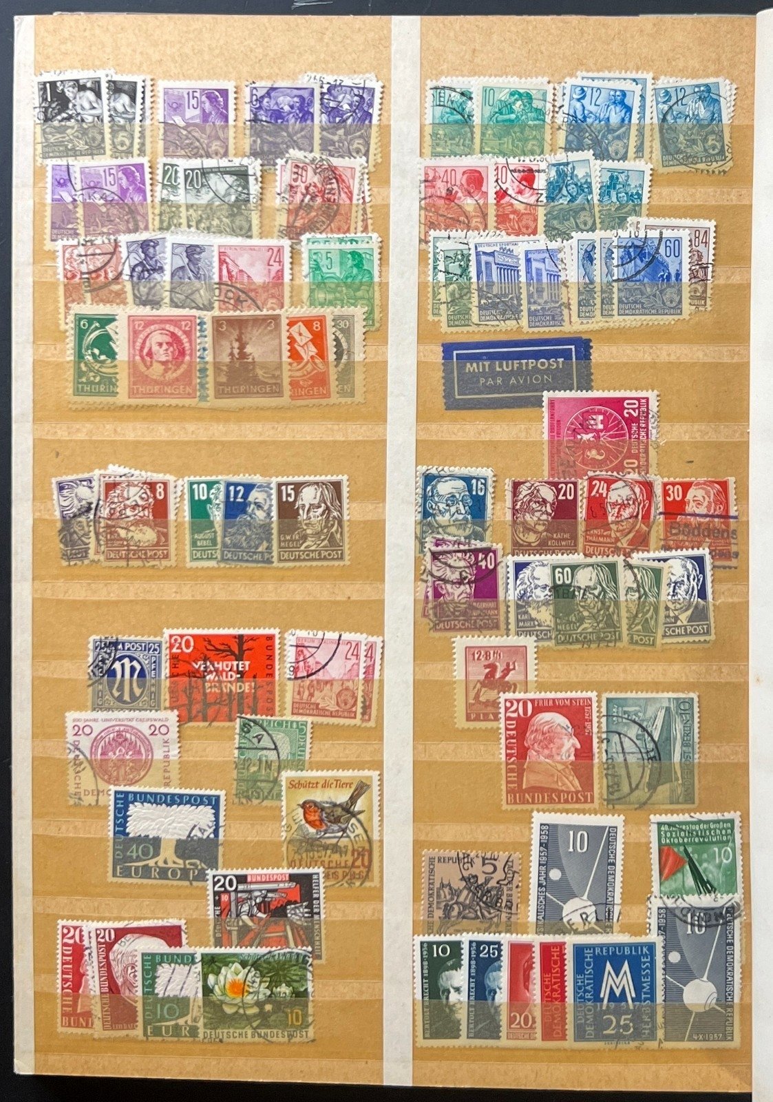 Germany & Occupation Stamp Collection Stockbook Mint & Used Stamps ZAYIX