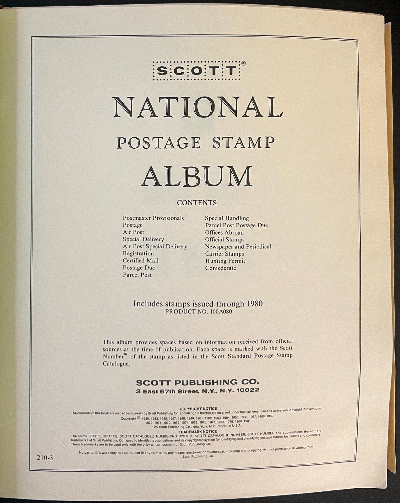 United States Stamp Collection Scott National Postage Album 1845-1989 ZAYIX
