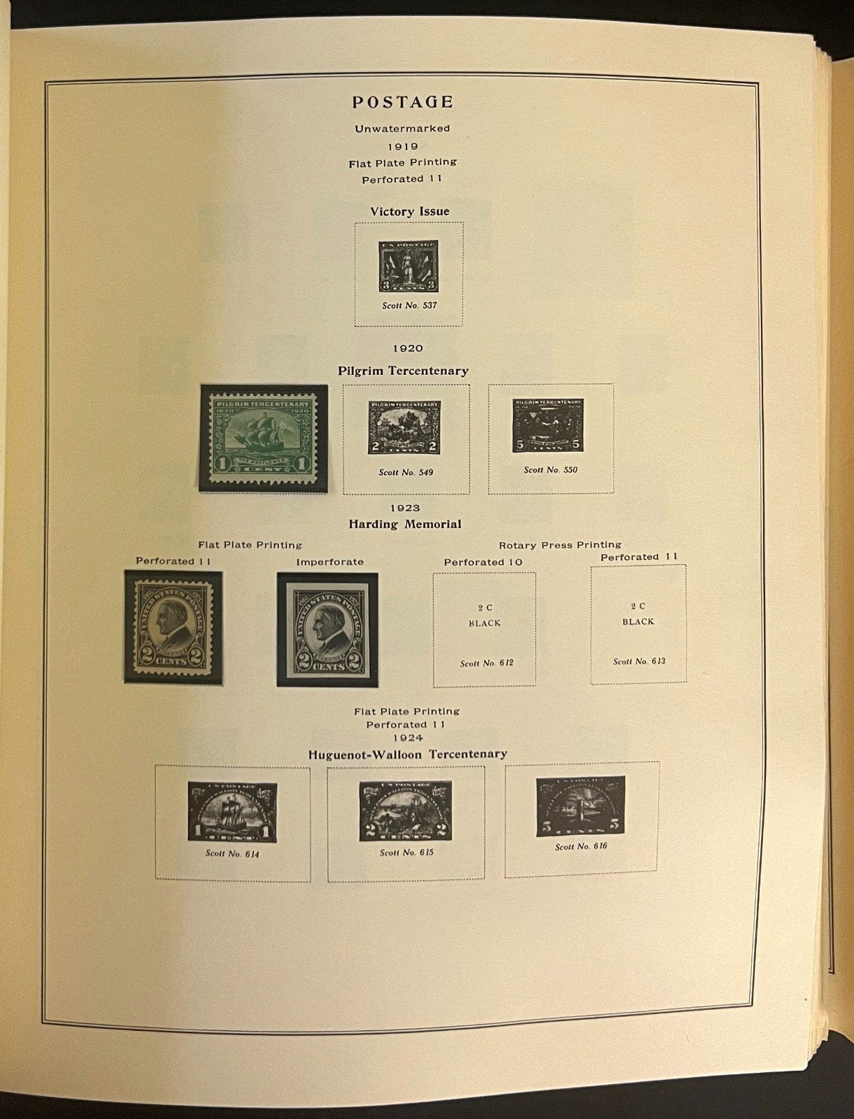 United States Stamp Collection Scott National Postage Album 1845-1989 ZAYIX
