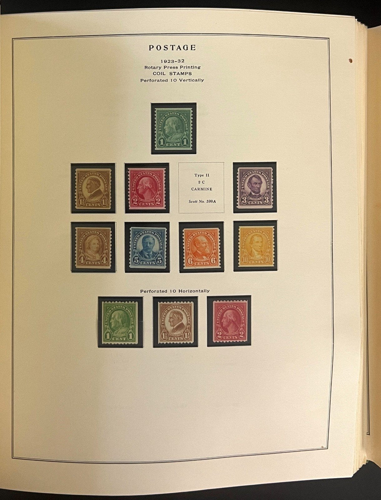 United States Stamp Collection Scott National Postage Album 1845-1989 ZAYIX