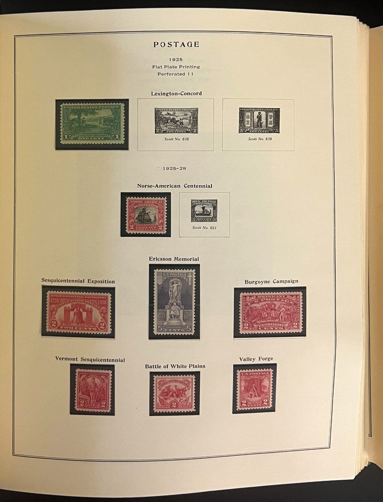 United States Stamp Collection Scott National Postage Album 1845-1989 ZAYIX