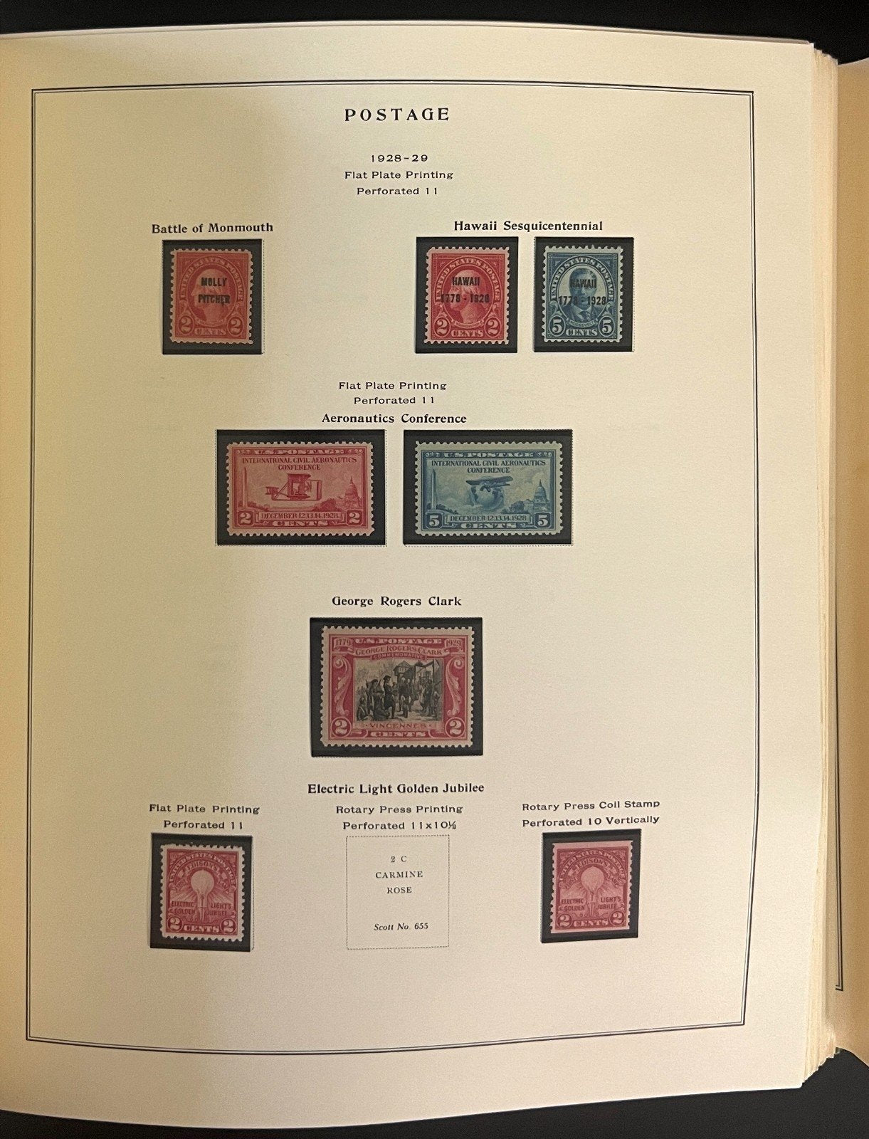United States Stamp Collection Scott National Postage Album 1845-1989 ZAYIX