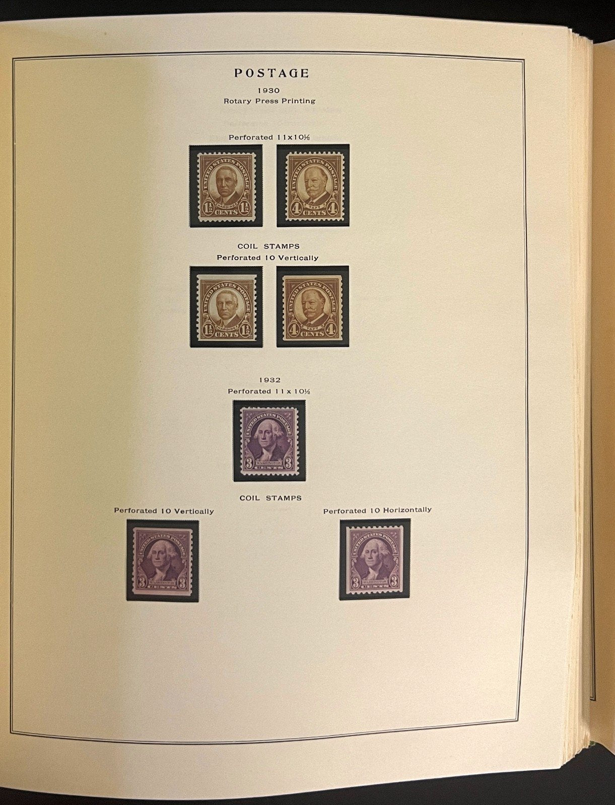 United States Stamp Collection Scott National Postage Album 1845-1989 ZAYIX