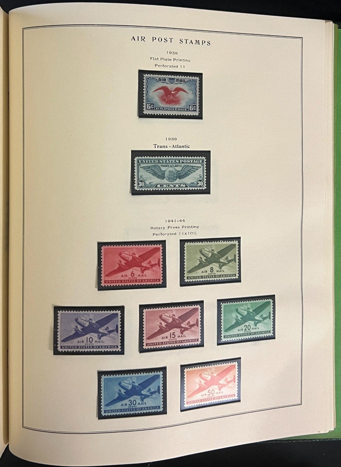 United States Stamp Collection Scott National Postage Album 1845-1989 ZAYIX