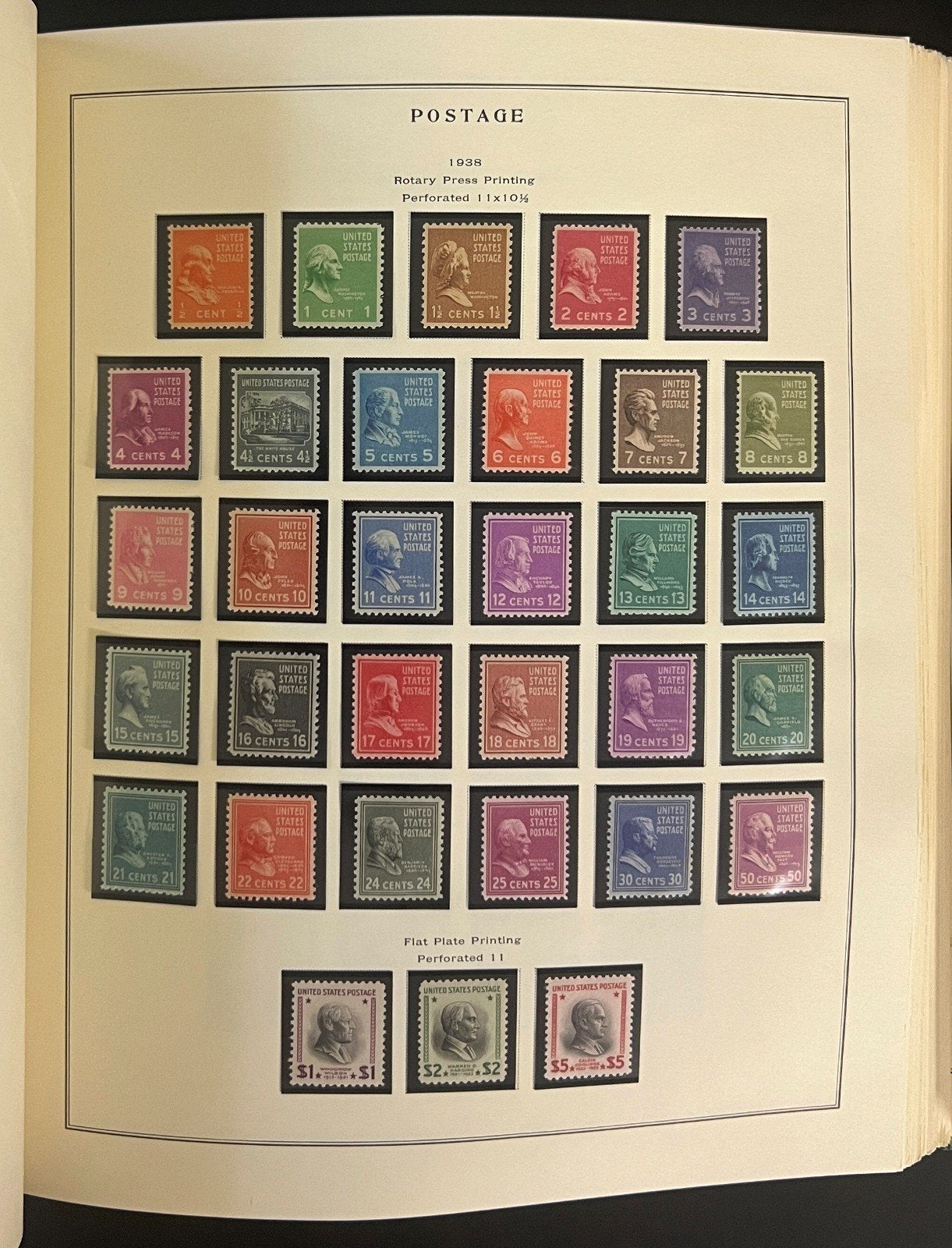 United States Stamp Collection Scott National Postage Album 1845-1989 ZAYIX