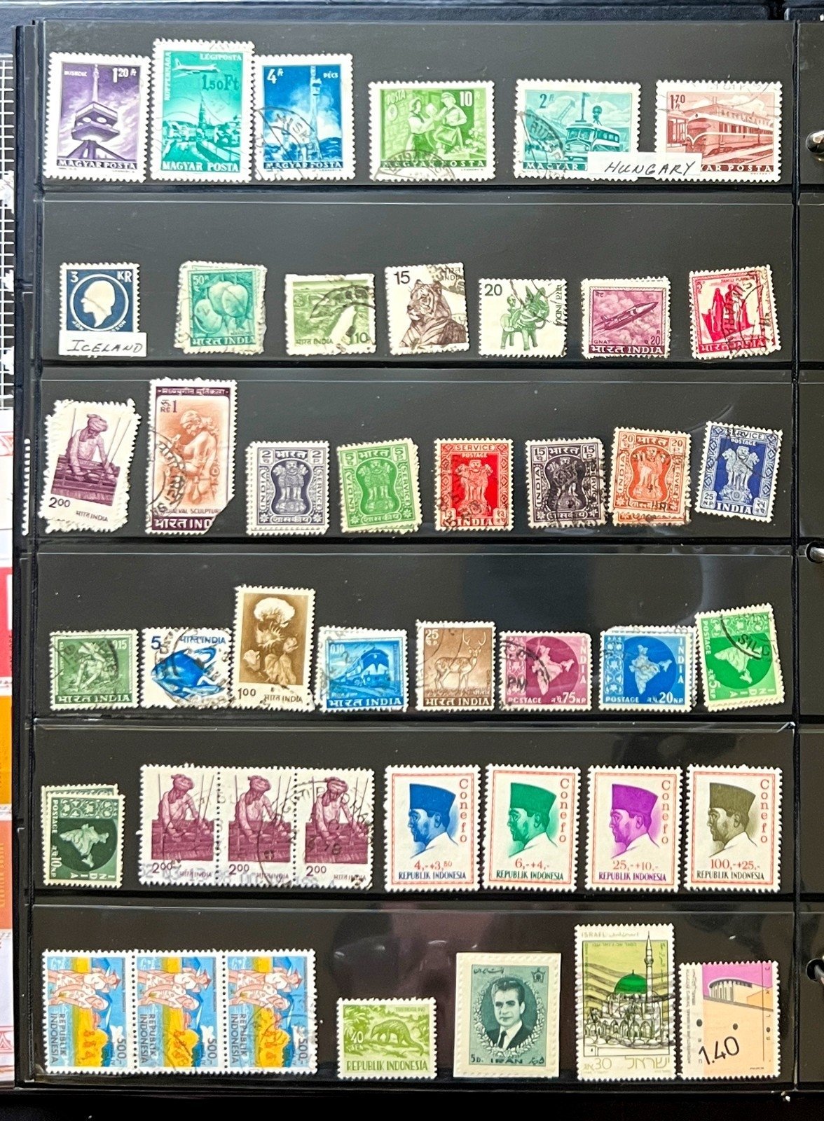 World Wide Stamp Collection Stockbook 39 Pages Mint & Used ZAYIX