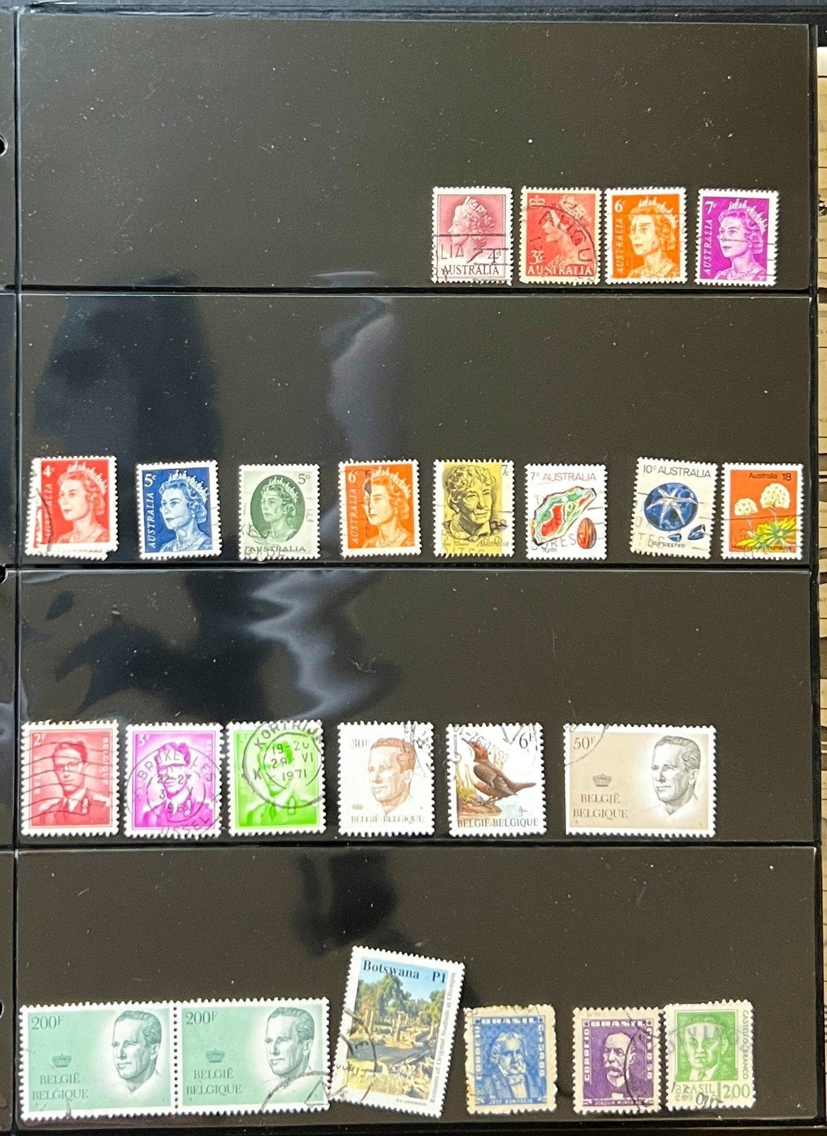 World Wide Stamp Collection Stockbook 39 Pages Mint & Used ZAYIX