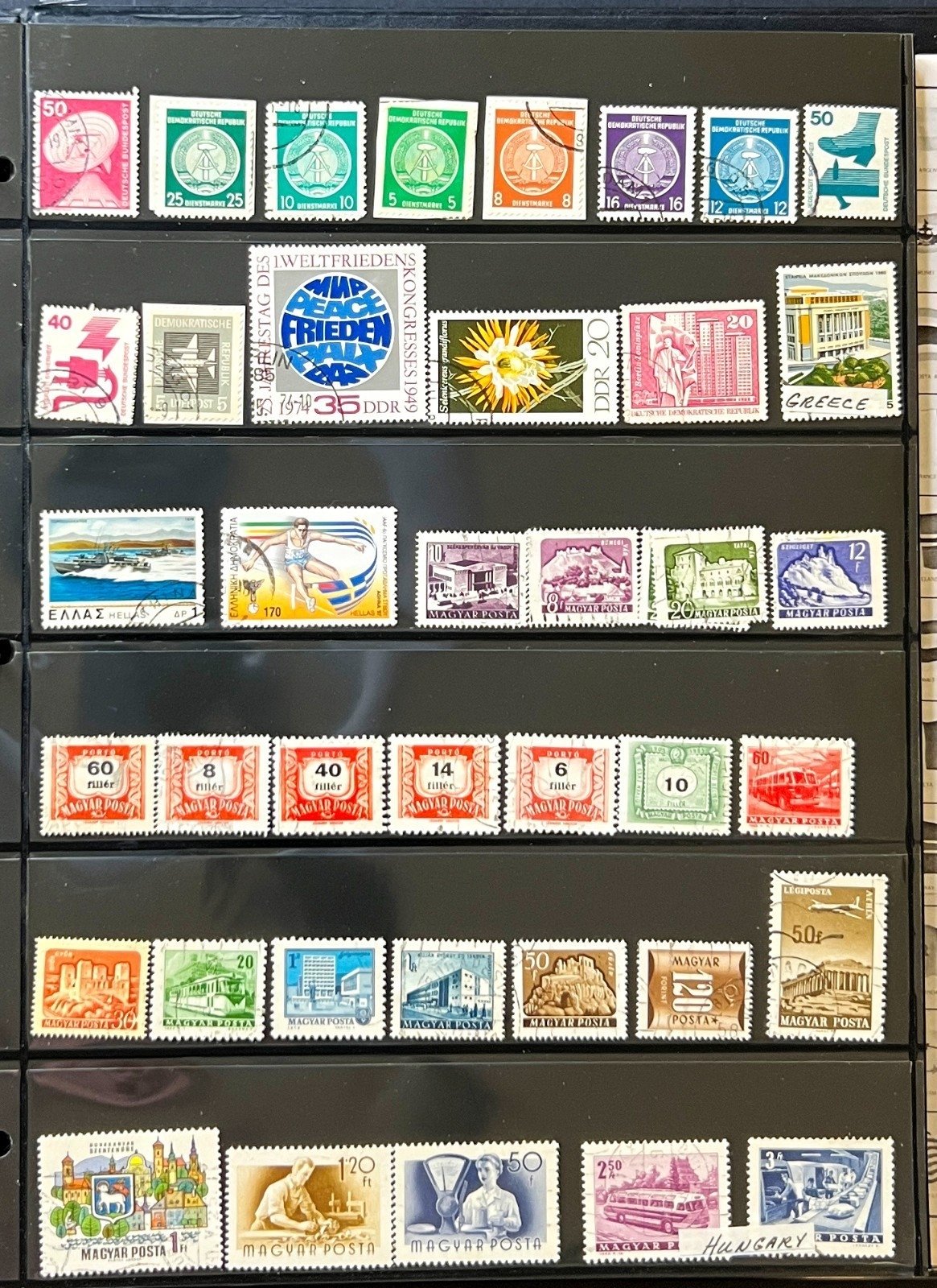 World Wide Stamp Collection Stockbook 39 Pages Mint & Used ZAYIX