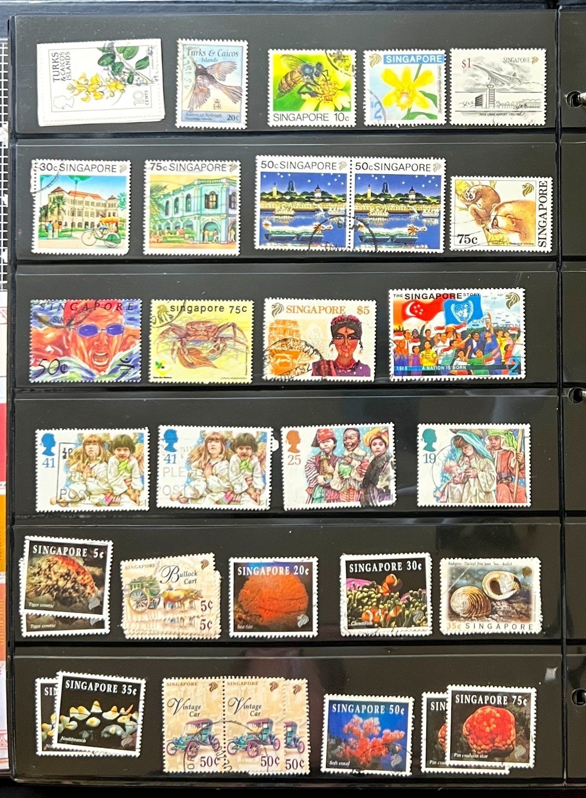 World Wide Stamp Collection Stockbook 39 Pages Mint & Used ZAYIX