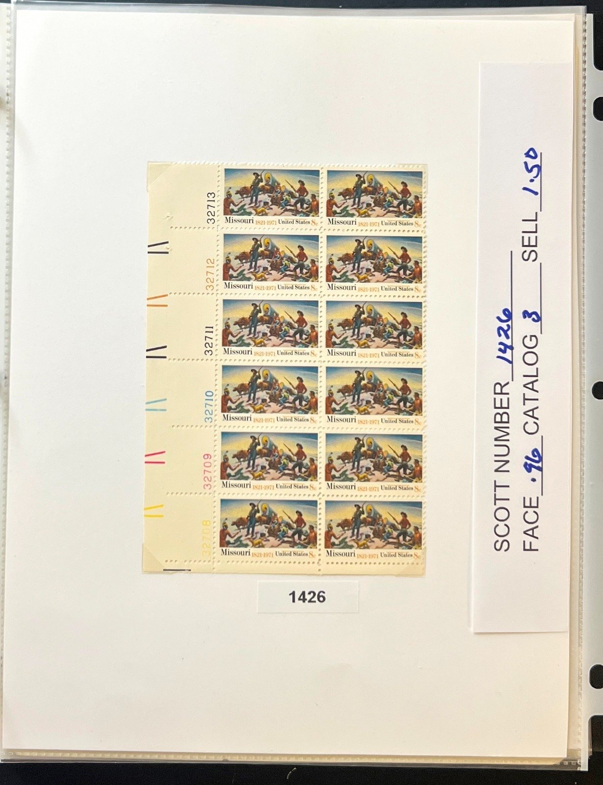 United States Plate Block & Half Sheets Stamp Collection Album MNH ZAYIX