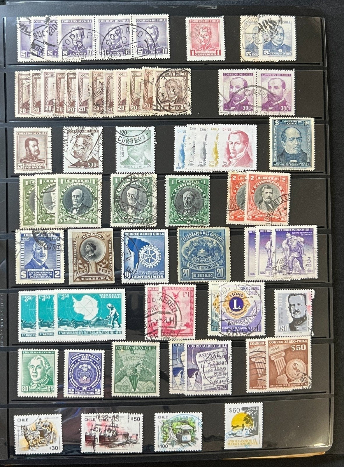 C Countries Stamp Collection Stockbook 36 Pages Mint & Used ZAYIX
