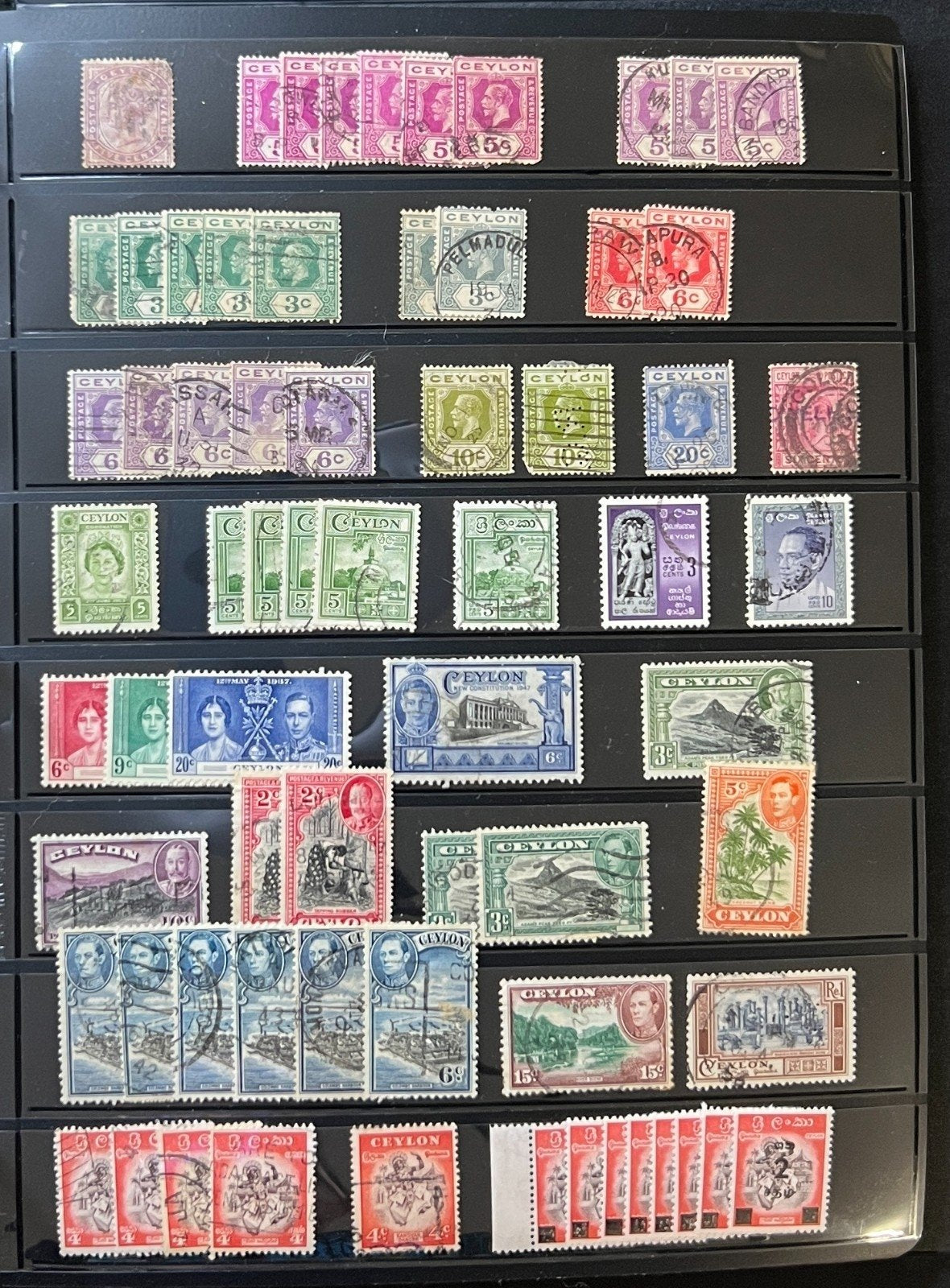 C Countries Stamp Collection Stockbook 36 Pages Mint & Used ZAYIX