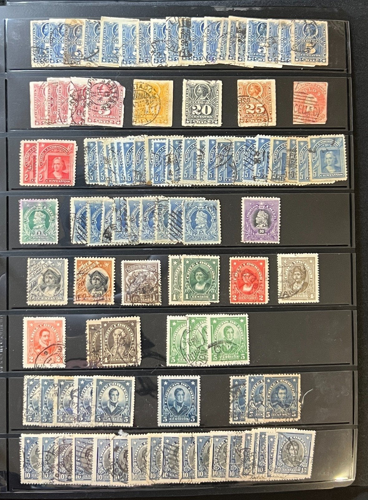 C Countries Stamp Collection Stockbook 36 Pages Mint & Used ZAYIX