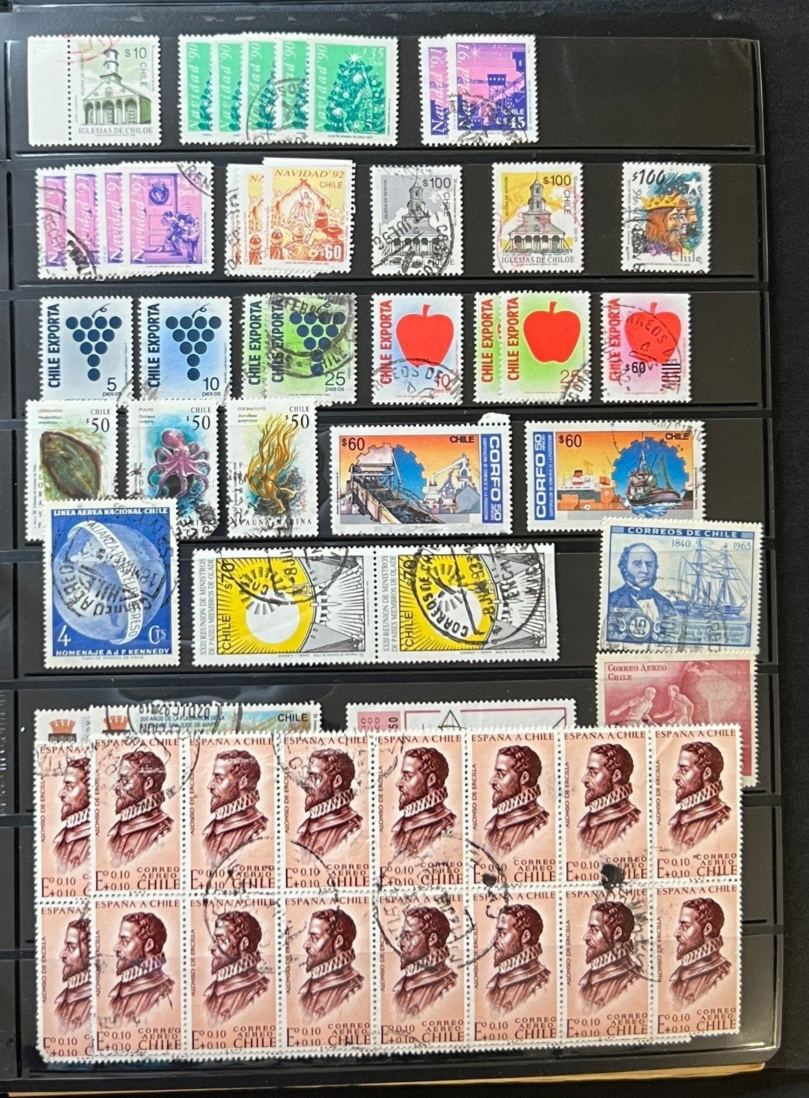 C Countries Stamp Collection Stockbook 36 Pages Mint & Used ZAYIX