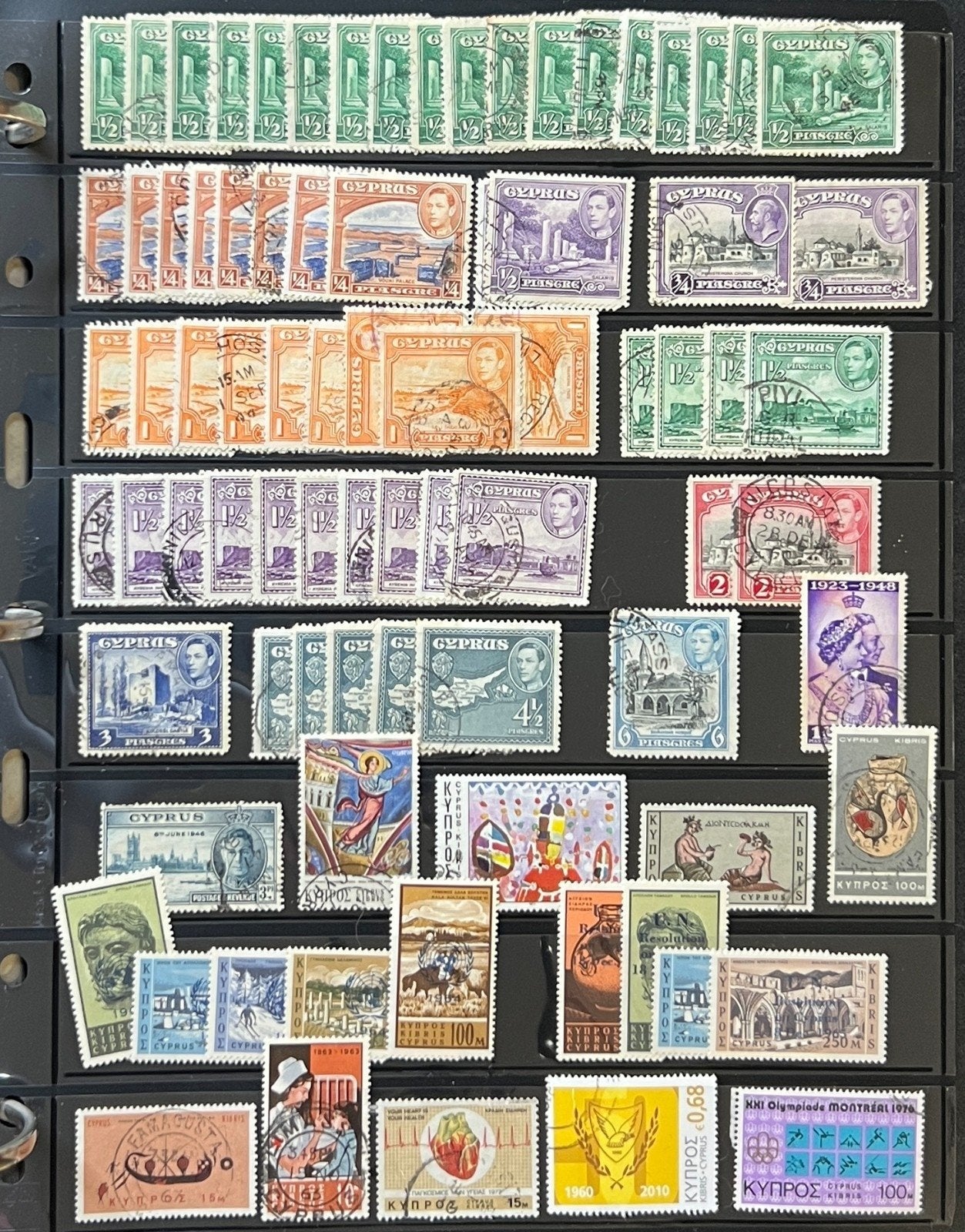 C Countries Stamp Collection Stockbook 36 Pages Mint & Used ZAYIX