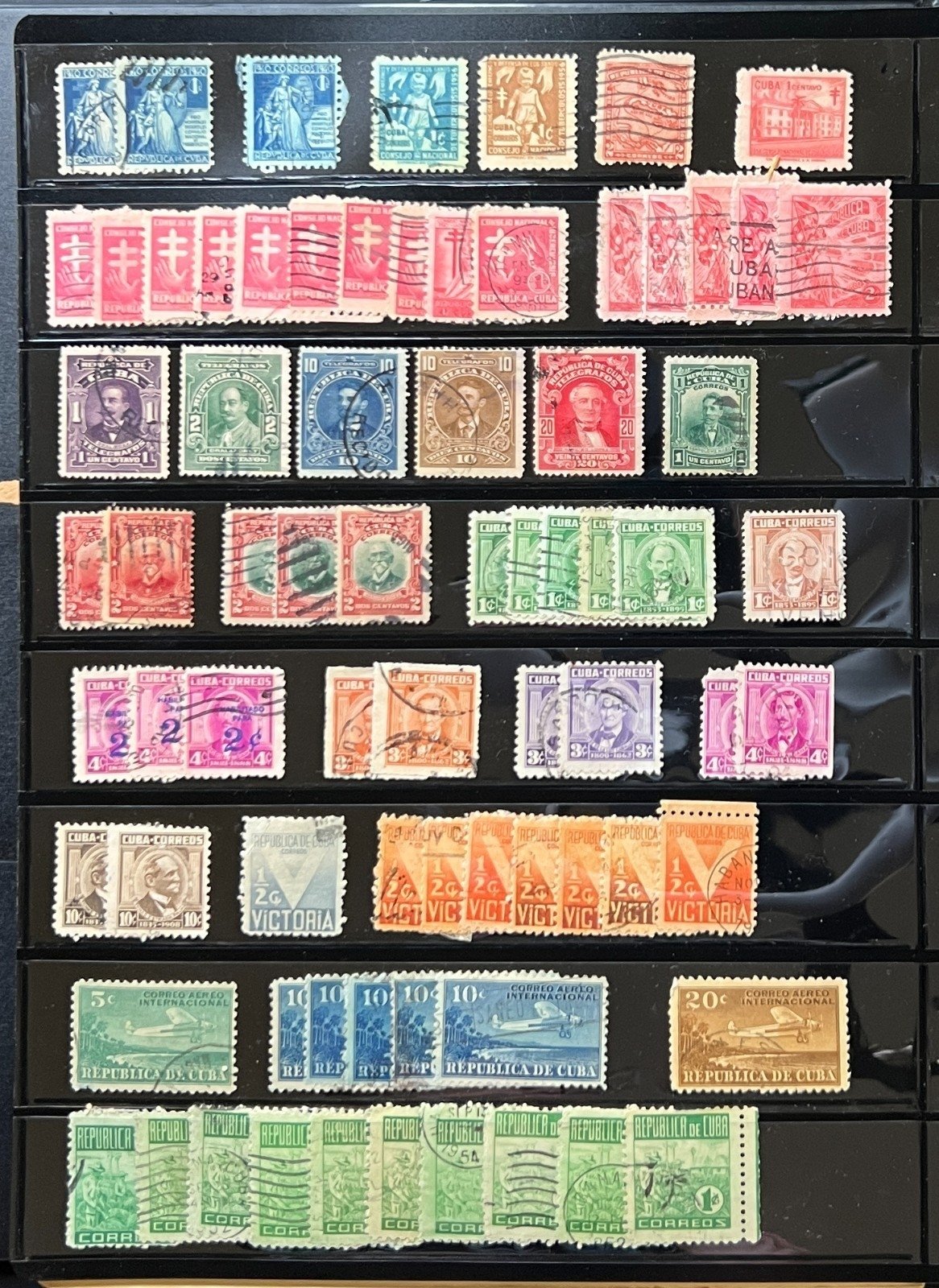 C Countries Stamp Collection Stockbook 36 Pages Mint & Used ZAYIX