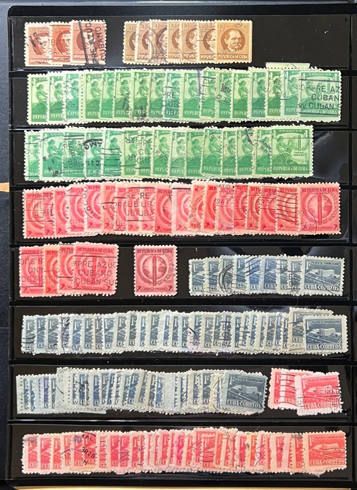 C Countries Stamp Collection Stockbook 36 Pages Mint & Used ZAYIX