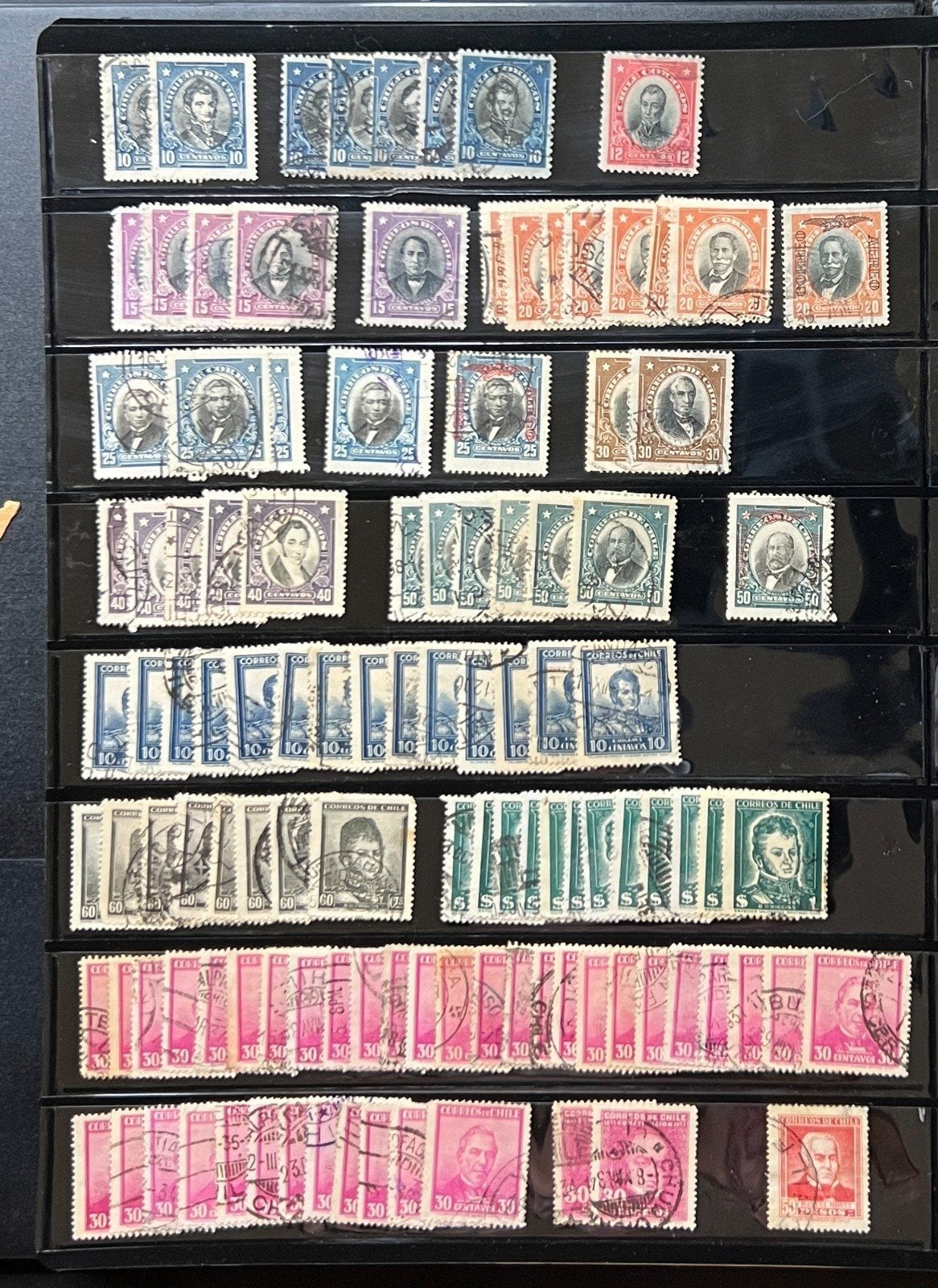 C Countries Stamp Collection Stockbook 36 Pages Mint & Used ZAYIX