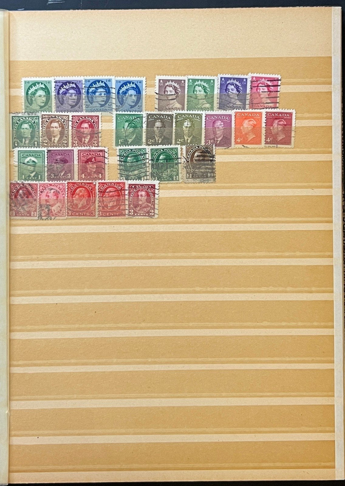 World & U.S. Stamp Collection Stockbook Hundreds Of Stamps Mint & Used ZAYIX