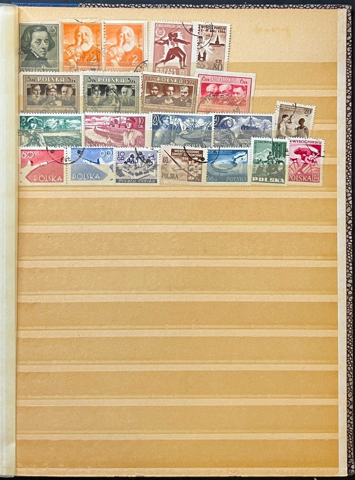 World & U.S. Stamp Collection Stockbook Hundreds Of Stamps Mint & Used ZAYIX