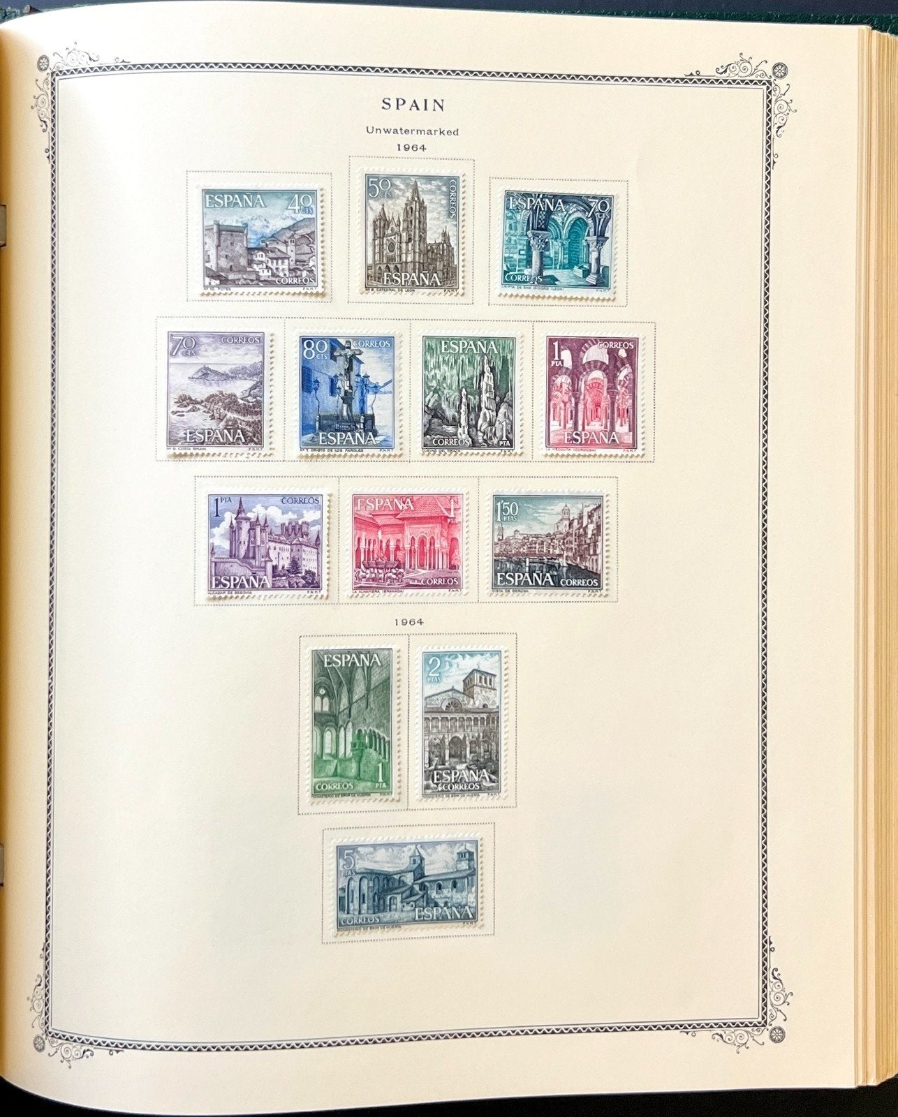 Spain Stamp Collection Scott Specialty Album Mint Hinged 1850-1968 ZAYIX